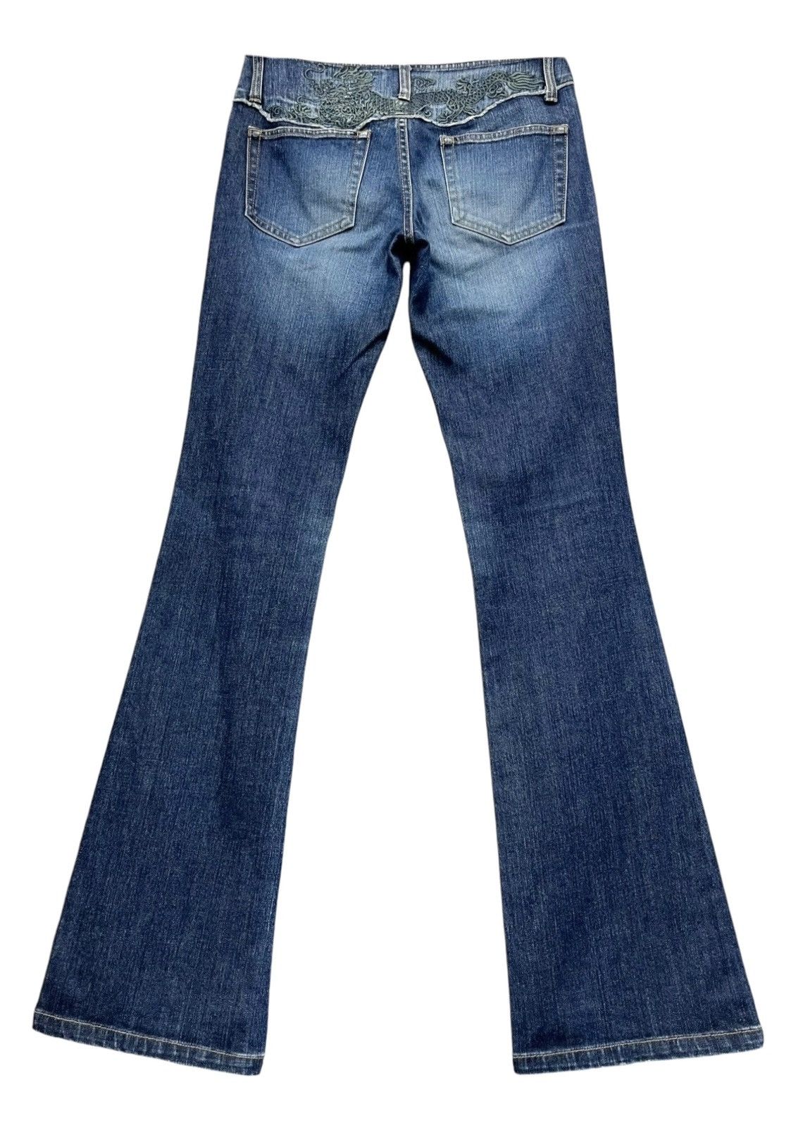 Vivienne Tam Vintage VIVIENNE TAM Iconic Embroidery Dragon Lowrise FLARE Size 26" / US 2 / IT 38 - 2 Thumbnail