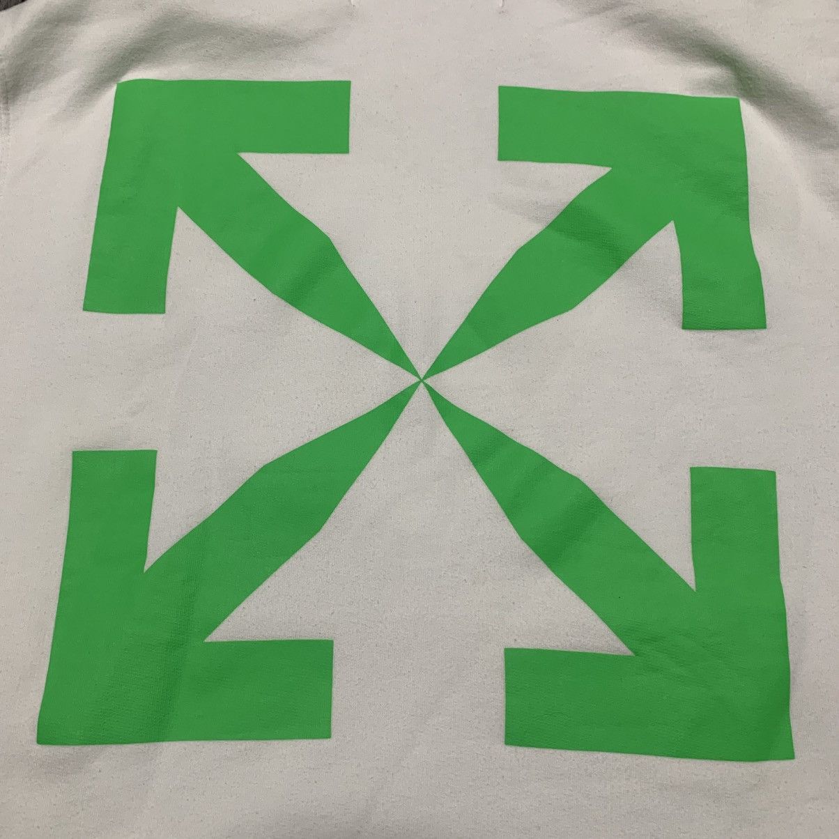 Off-White Off White Medium Pascal Arrows White Hoodie Virgil Abloh Size US M / EU 48-50 / 2 - 4 Thumbnail