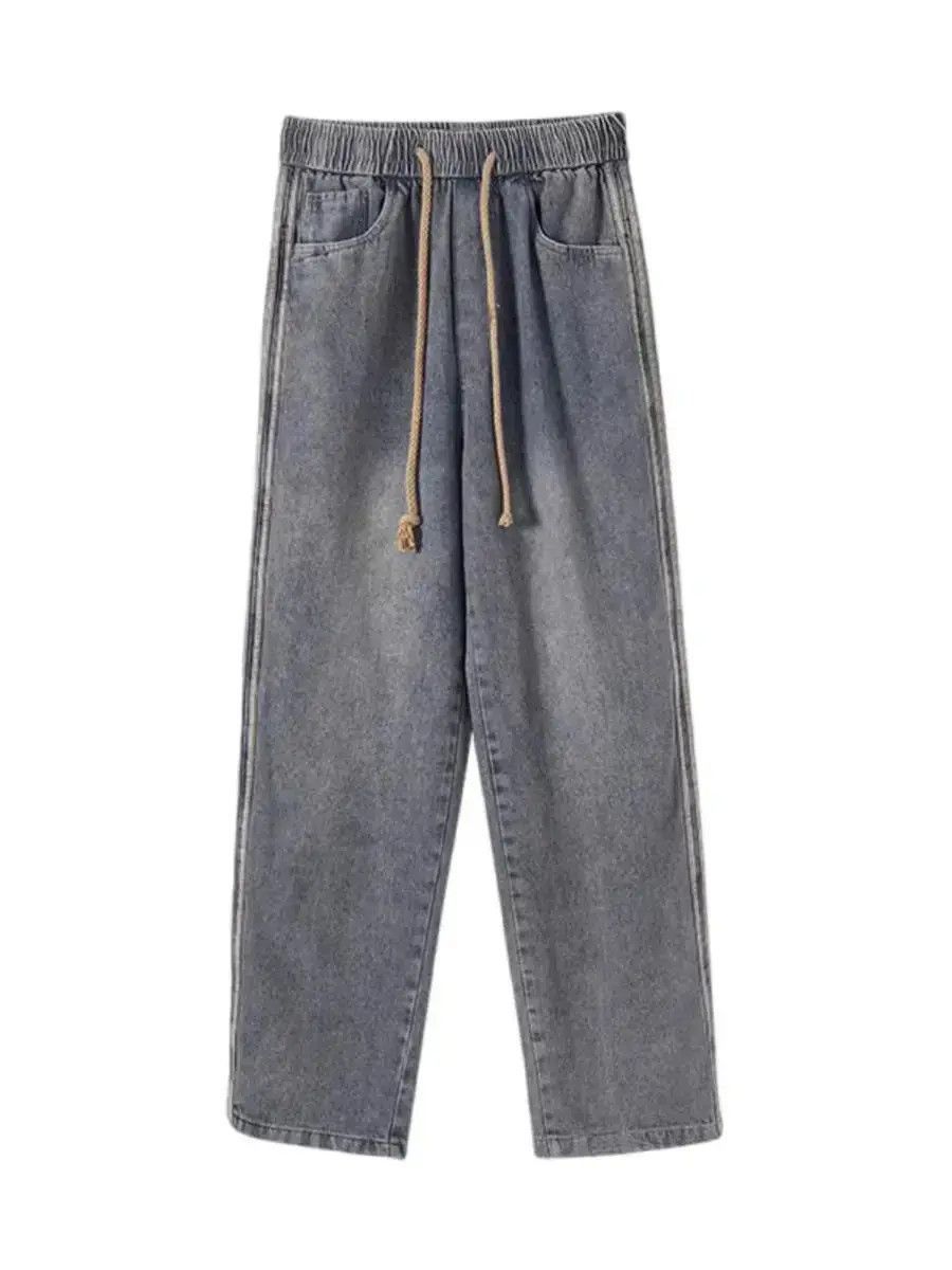 Japanese Brand Three bar jeans men's loose casual trousers Size US 32 / EU 48 - 2 Thumbnail