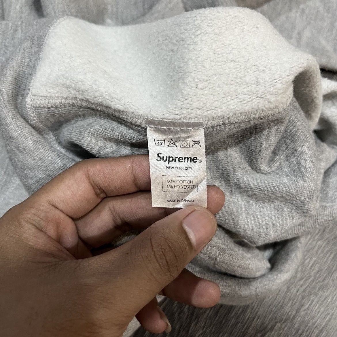 Kaws × Supreme SS11 SUPREME KAWS Chalk Box Logo Hoodie Grey Size US XL / EU 56 / 4 - 9 Thumbnail