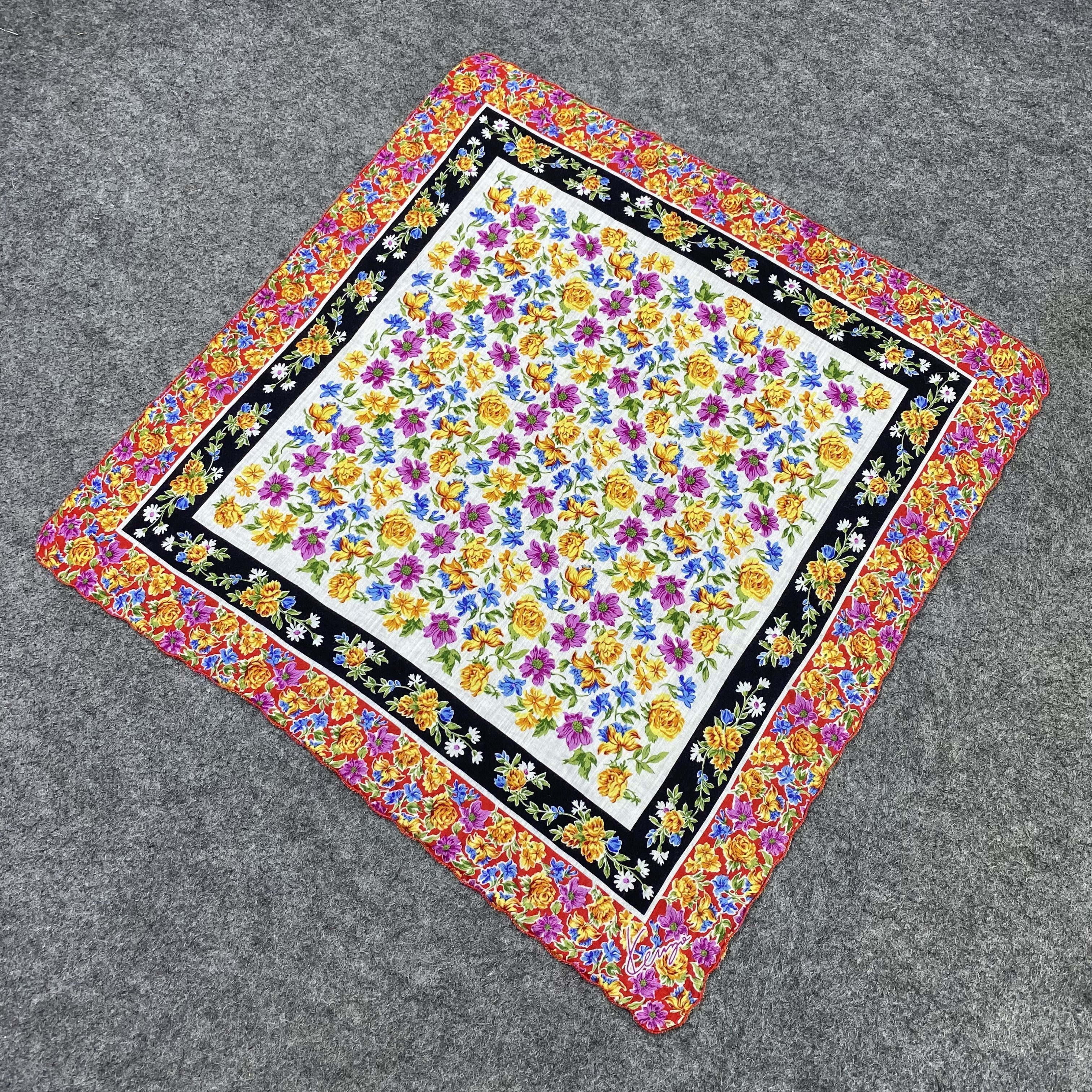 Kenzo Kenzo Handkerchief Neckerchief Bandana-B1854 Size ONE SIZE - 4 Thumbnail