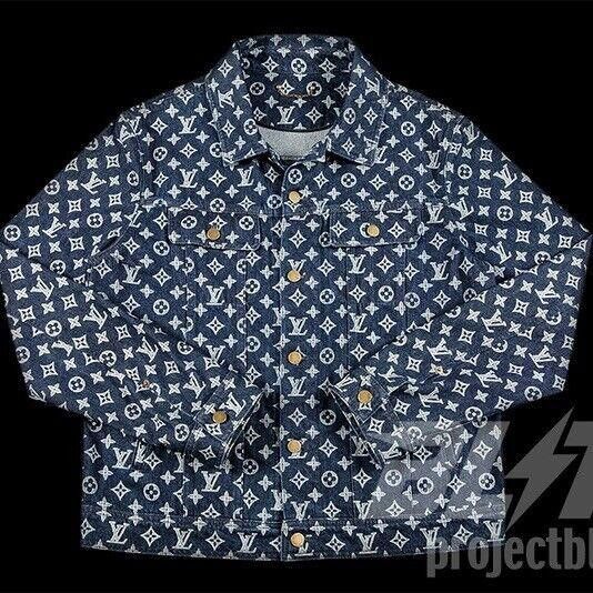 LOUIS VUITTON KIM JONES DENIM MONOGRAM JACKET