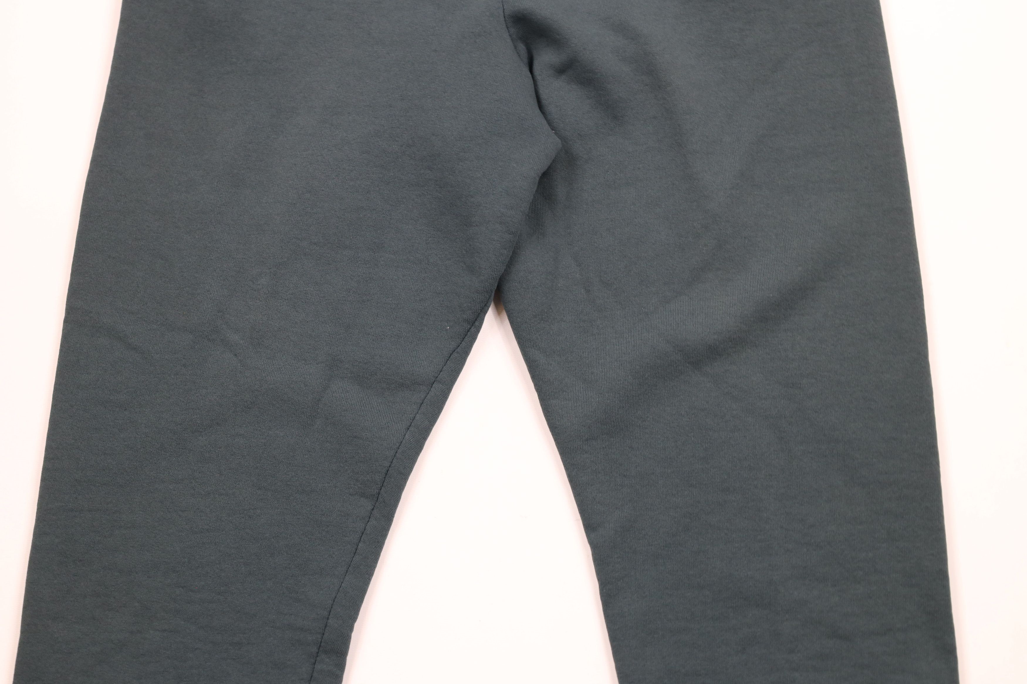 Russell Athletic × Vintage Vintage 90s Russell Athletic Blank Sweatpants Green USA Size US 34 / EU 50 - 12 Thumbnail