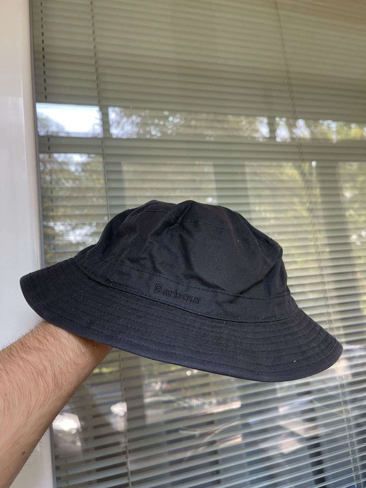 Barbour × Vintage Vintage 00s Barbour Wax Bucket hat style Size ONE SIZE - 1 Thumbnail