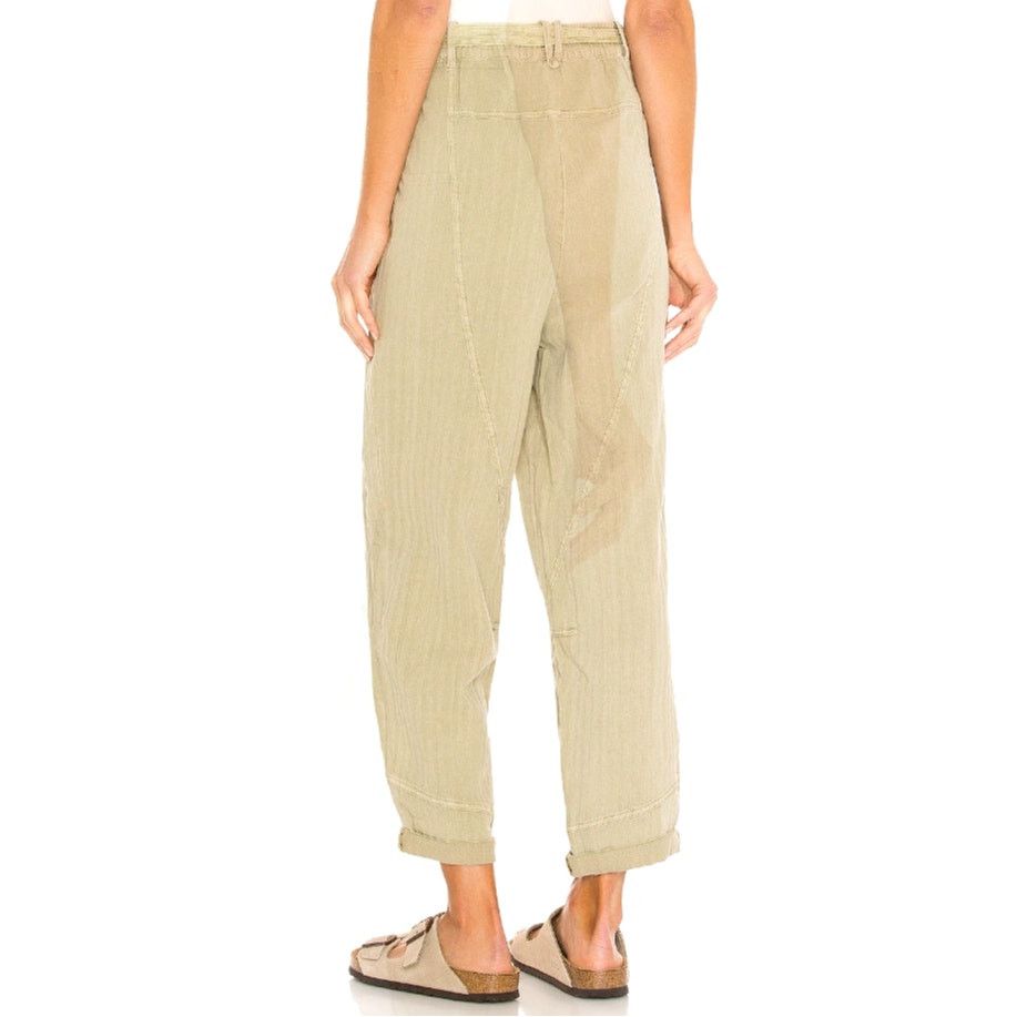 Free People Free People Linen Cotton Cargo Button-Fly Pants Relaxed Size 26" / US 2 / IT 38 - 2 Thumbnail