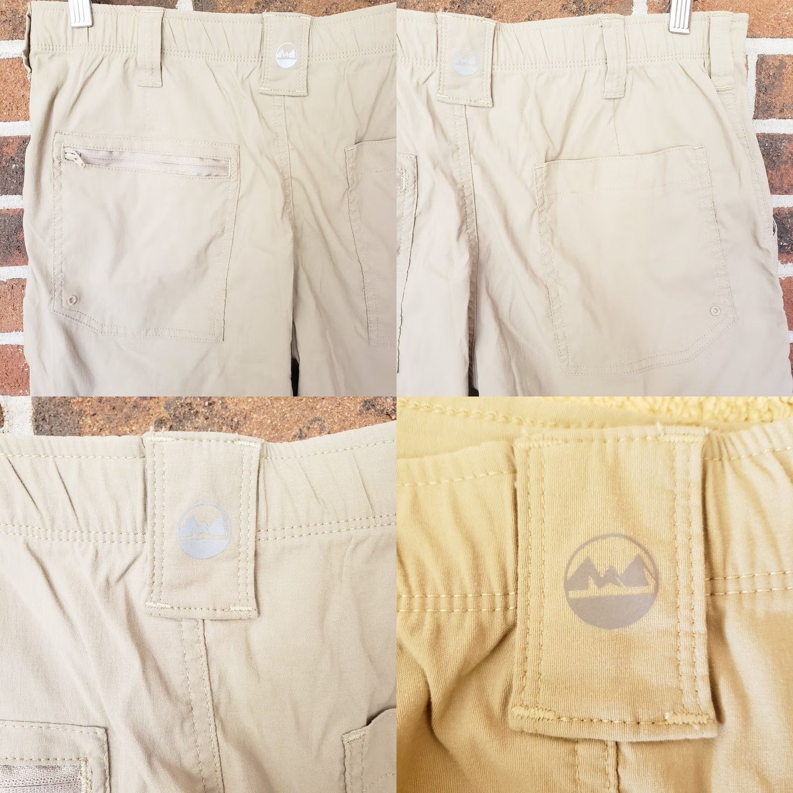 Wrangler Wrangler Mens Hiker Cargo Shorts Flex Waistband Khaki Tan 34x8.5 NW972DS Size US 34 / EU 50 - 8 Thumbnail