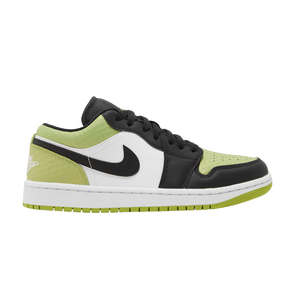 Jordan Brand Wmns Air Jordan 1 Low SE Vivid Green Snakeskin | Grailed