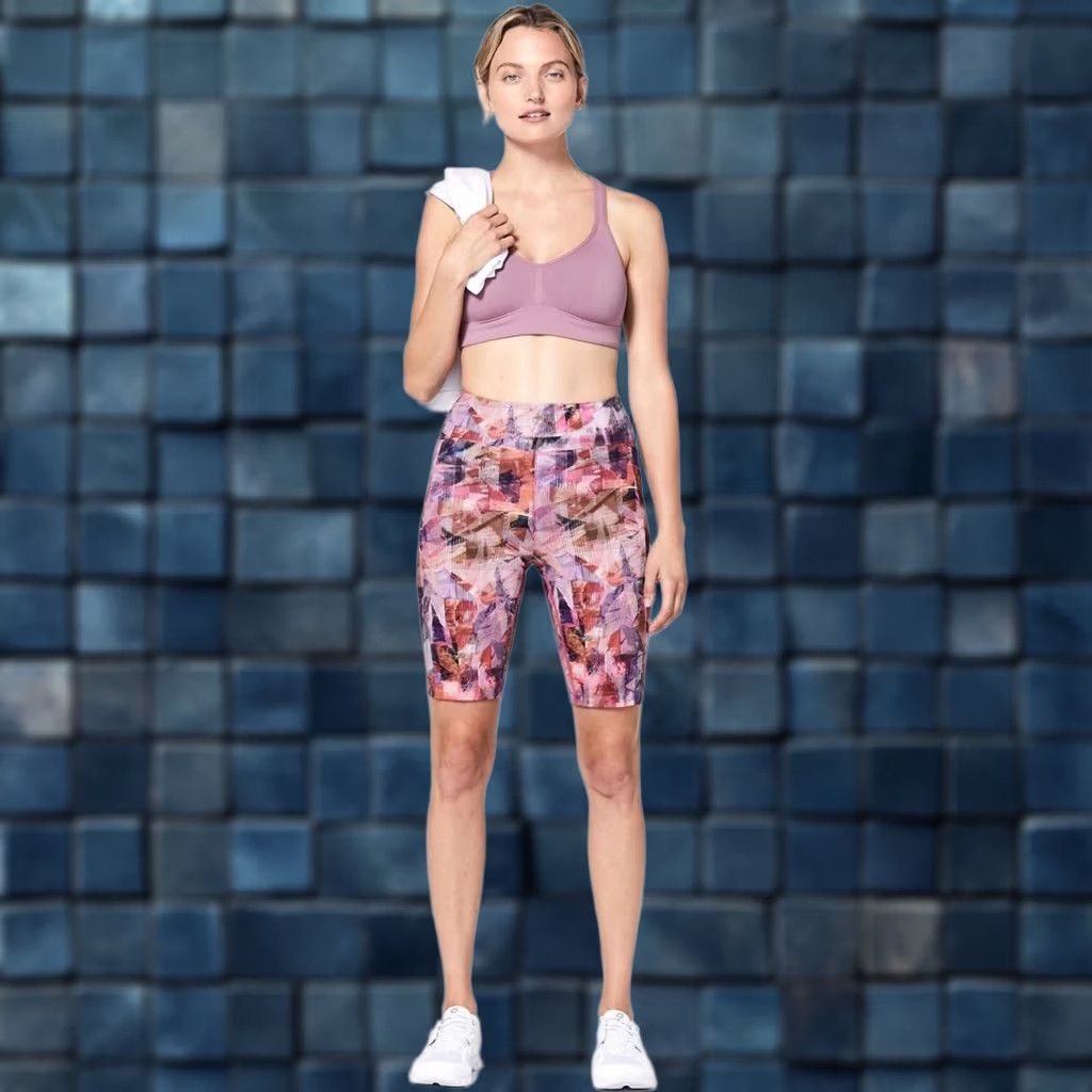 Lululemon Lululemon On Pace Short Sun Dazed Multi Pink Women's Workout Size 4 Size 27" / US 4 / IT 40 - 1 Thumbnail