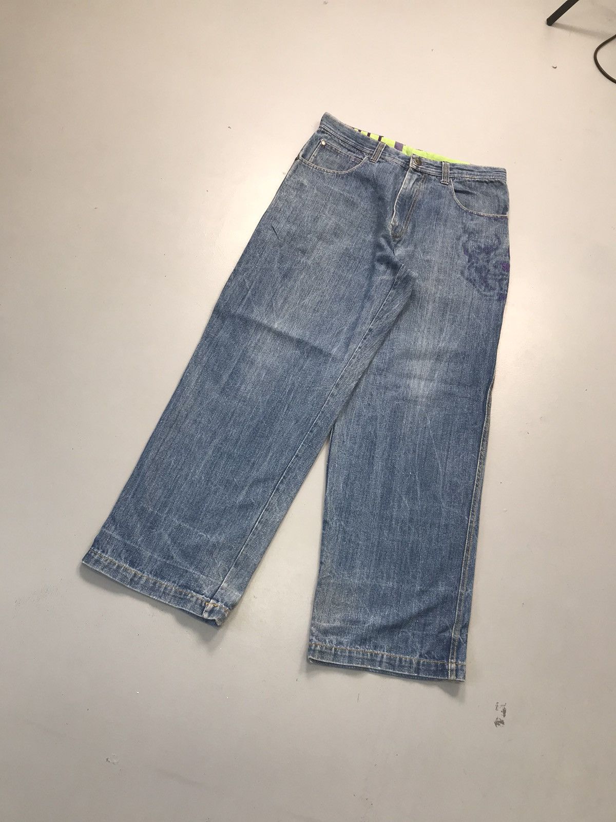 Southpole Vintage Rawblue embroidered denim Size US 34 / EU 50 - 3 Thumbnail