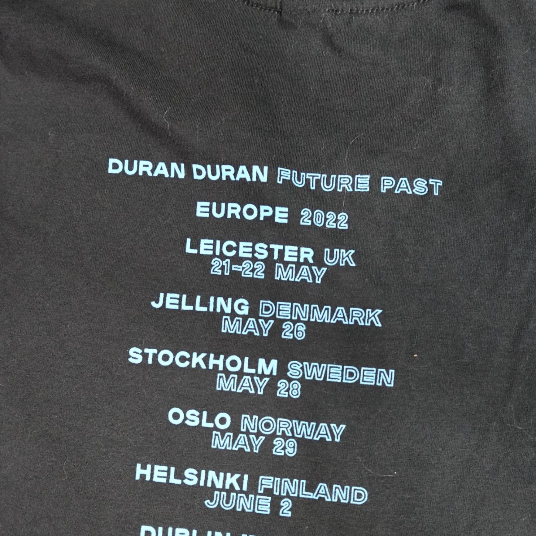 Gildan Duran Duran Womens T-Shirt XL Black 2022 Future Past Tour Double Sided Gildan Crew Neck Short Sleeve Slimming Regular Women T-Shirt Size XL / US 12-14 / IT 48-50 - 7 Thumbnail