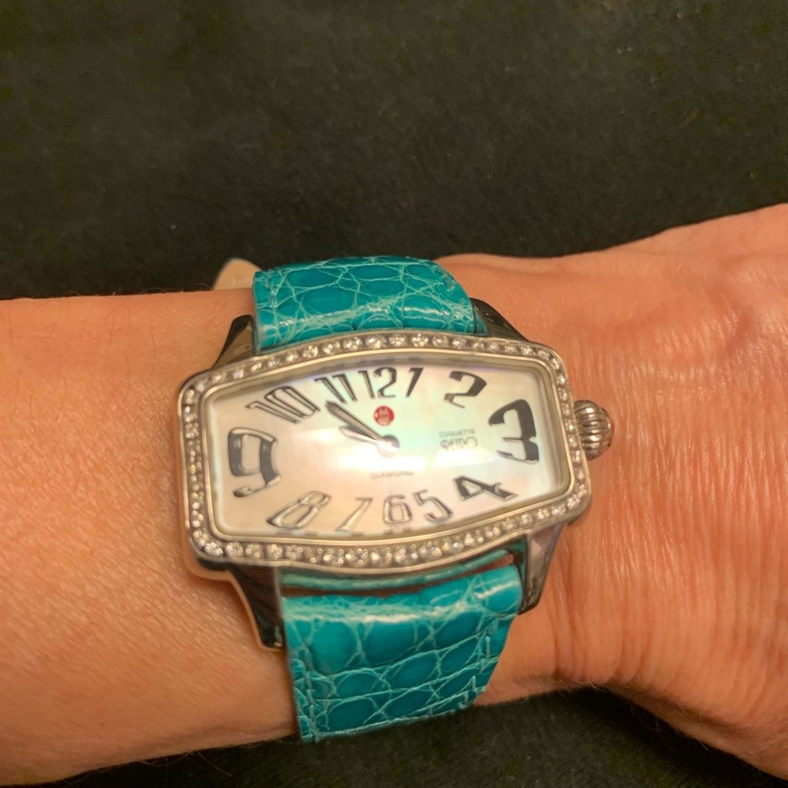 Other RARE MICHELE RETRO COQUETTE DIAMOND WATCH Size ONE SIZE - 7 Thumbnail
