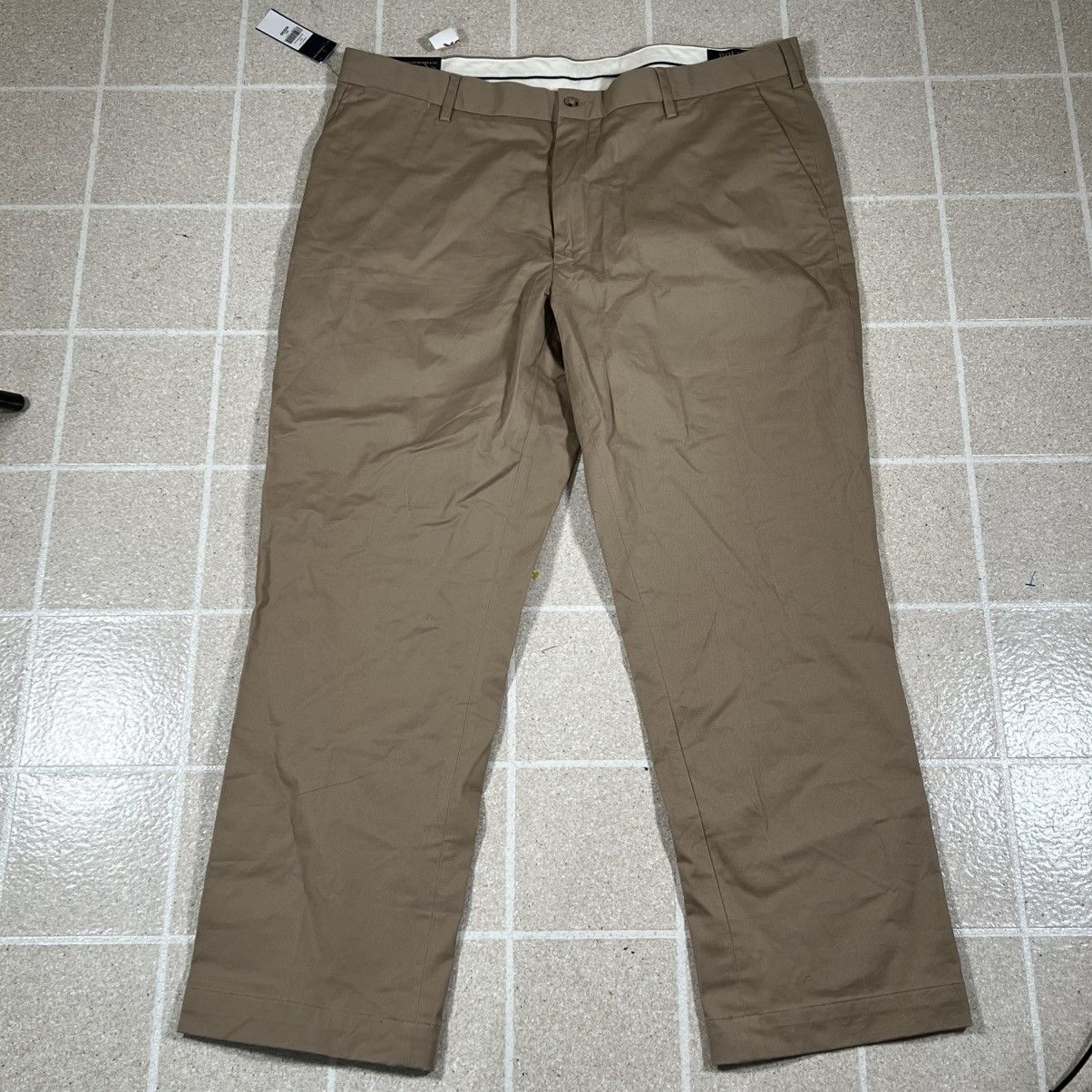 Polo Ralph Lauren NWT POLO RALPH LAUREN Chino Pants Khaki Stretch Straight Fit Size 40 - 1 Thumbnail