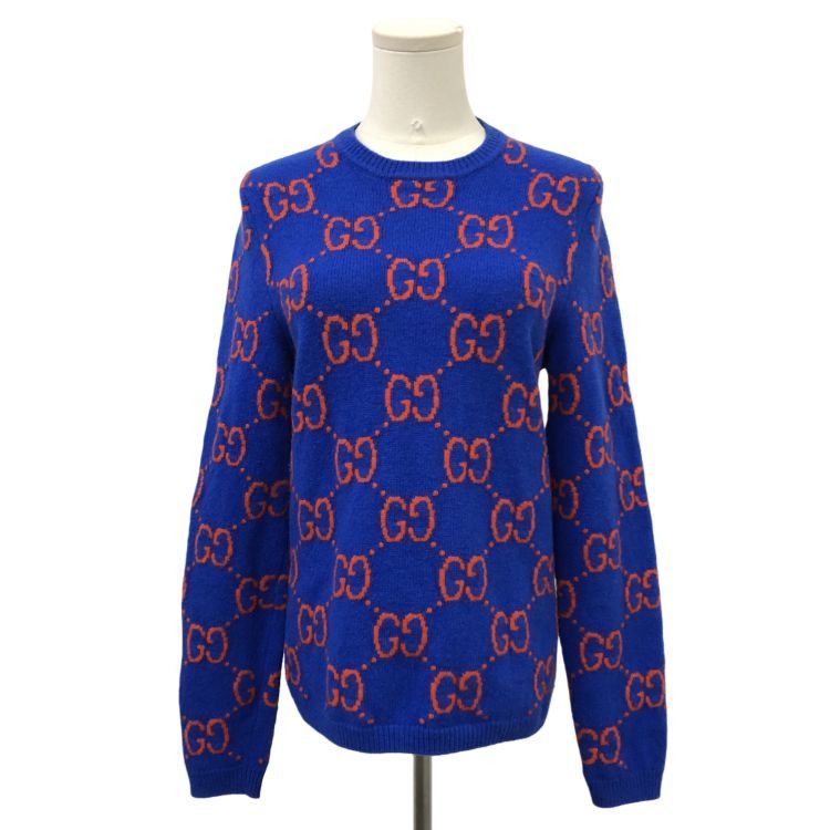 Gucci Gucci GG Logo Wool Knit Sweater XS Size XS / US 0-2 / IT 36-38 - 1 Thumbnail