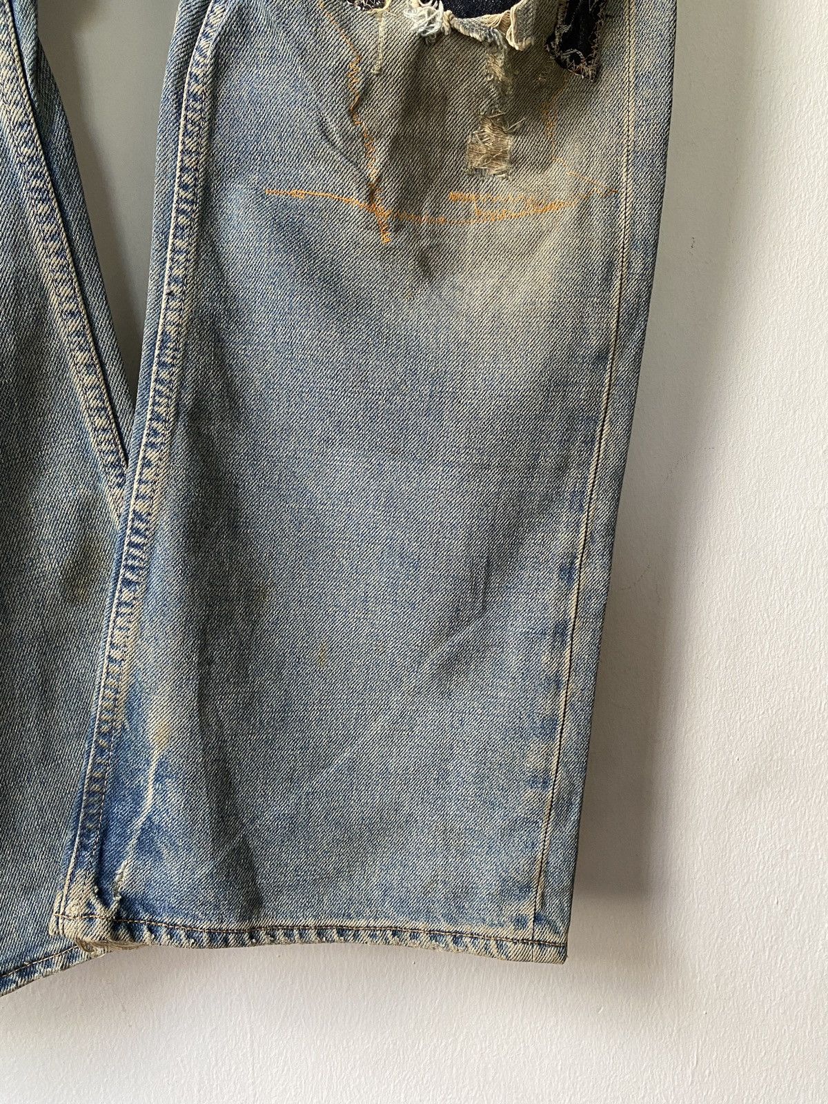 Hollister × Japanese Brand Hollister Co X Louis Vuitton MLB Distressed Denim Size US 33 - 5 Thumbnail