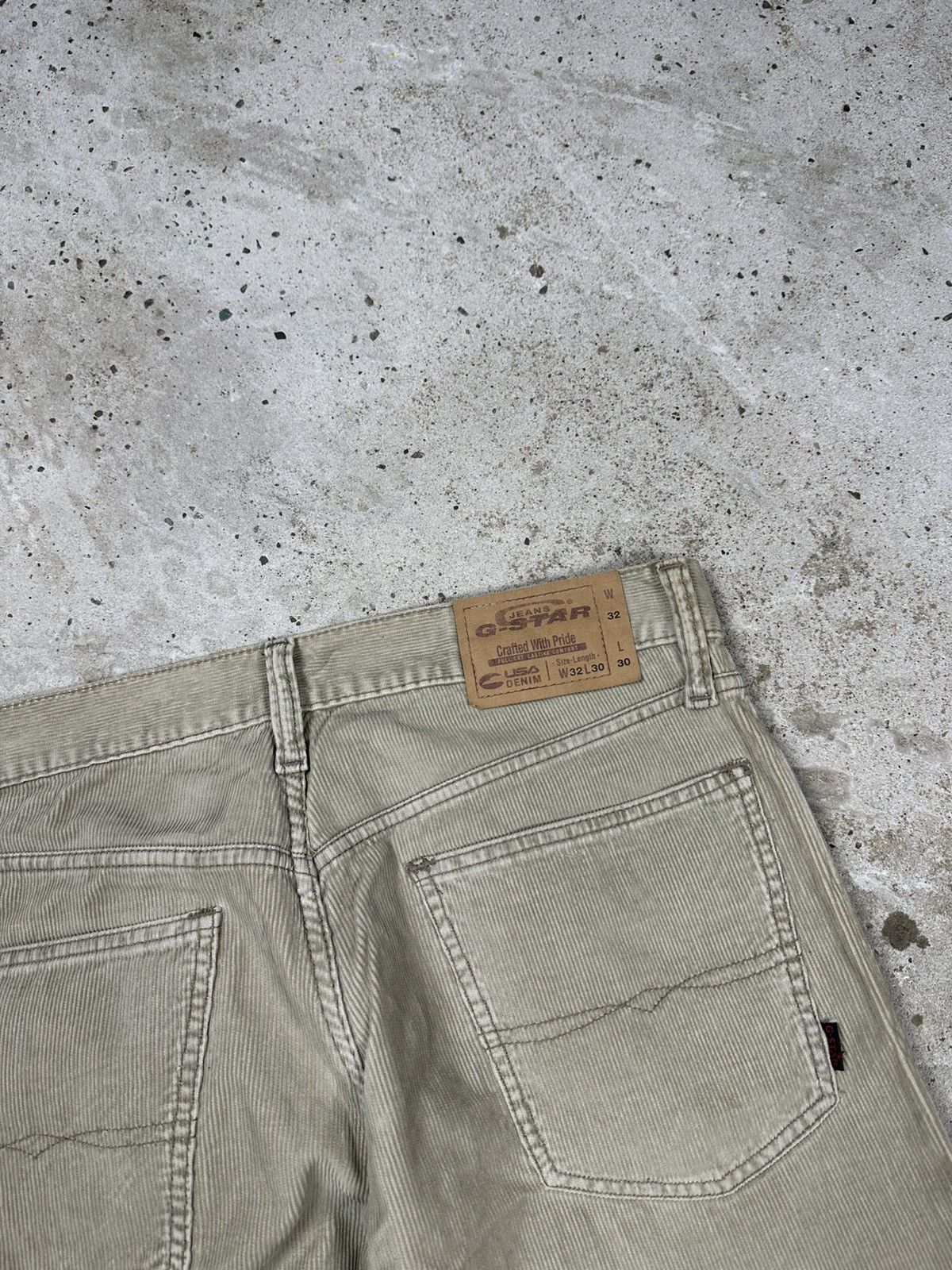 G-Star Vintage Y2K G Star Raw S C Flare Corduroy Pants Bootcut Size US 32 / EU 48 - 16 Thumbnail