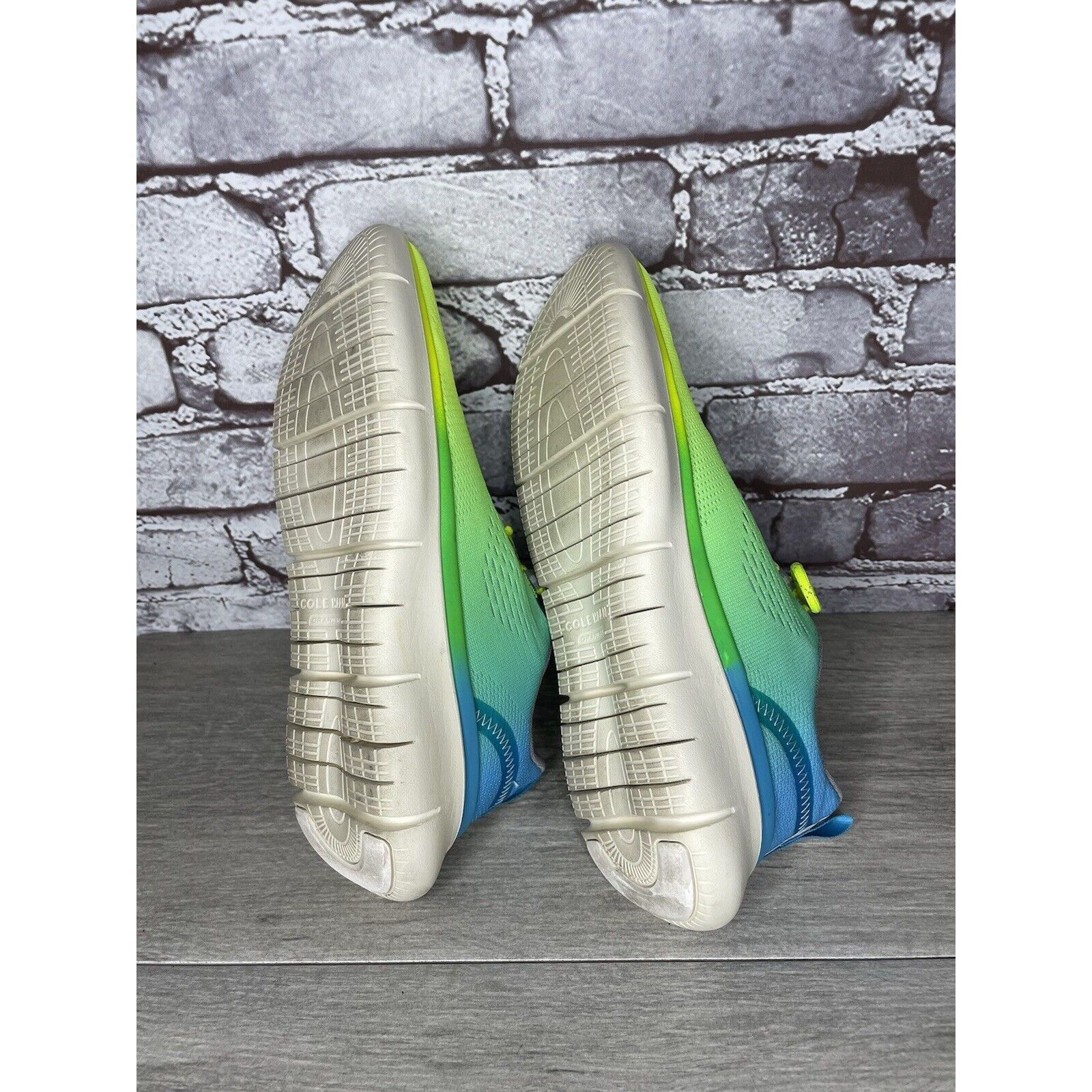 Cole Haan Cole Haan Zero Grand 212850 Journey Blue Yellow Synthetic Sh Size US 7.5 / IT 37.5 - 16 Thumbnail