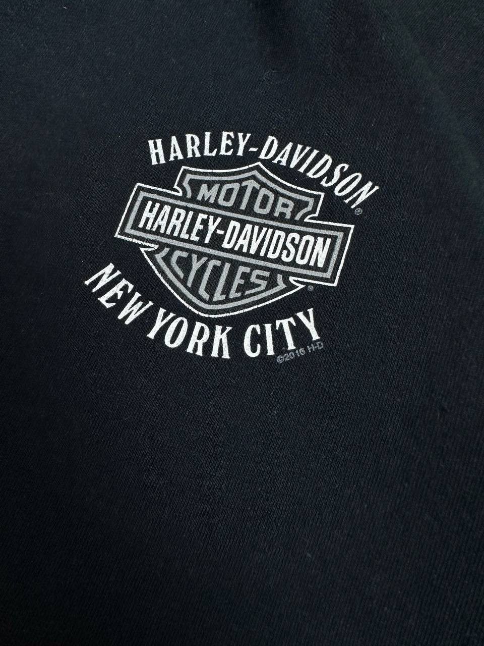 Harley Davidson Vintage Harley Davidson NYC Moto Racing Longsleeve Shirt XL Size US XL / EU 56 / 4 - 7 Thumbnail