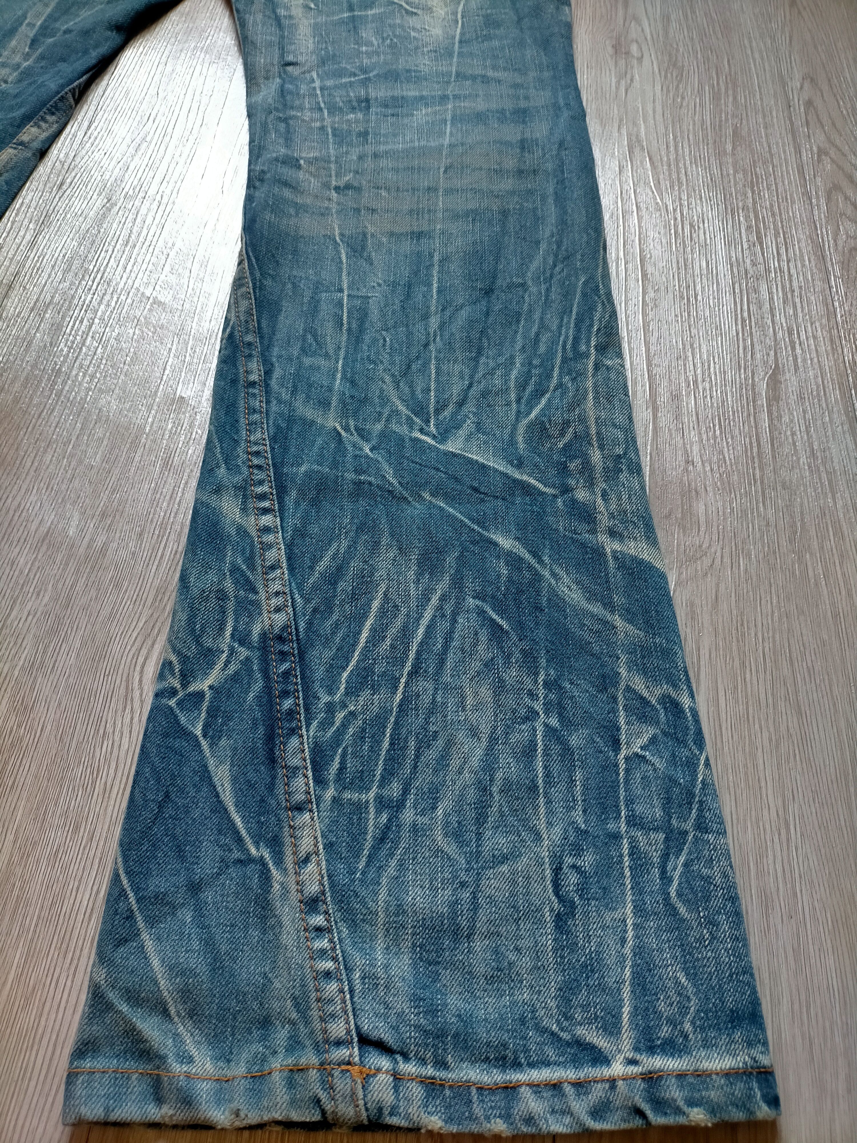 Le Grande Bleu (L.G.B.) Flare Antfui Jeans Acid Wash boot cut denim Size US 33 - 16 Thumbnail