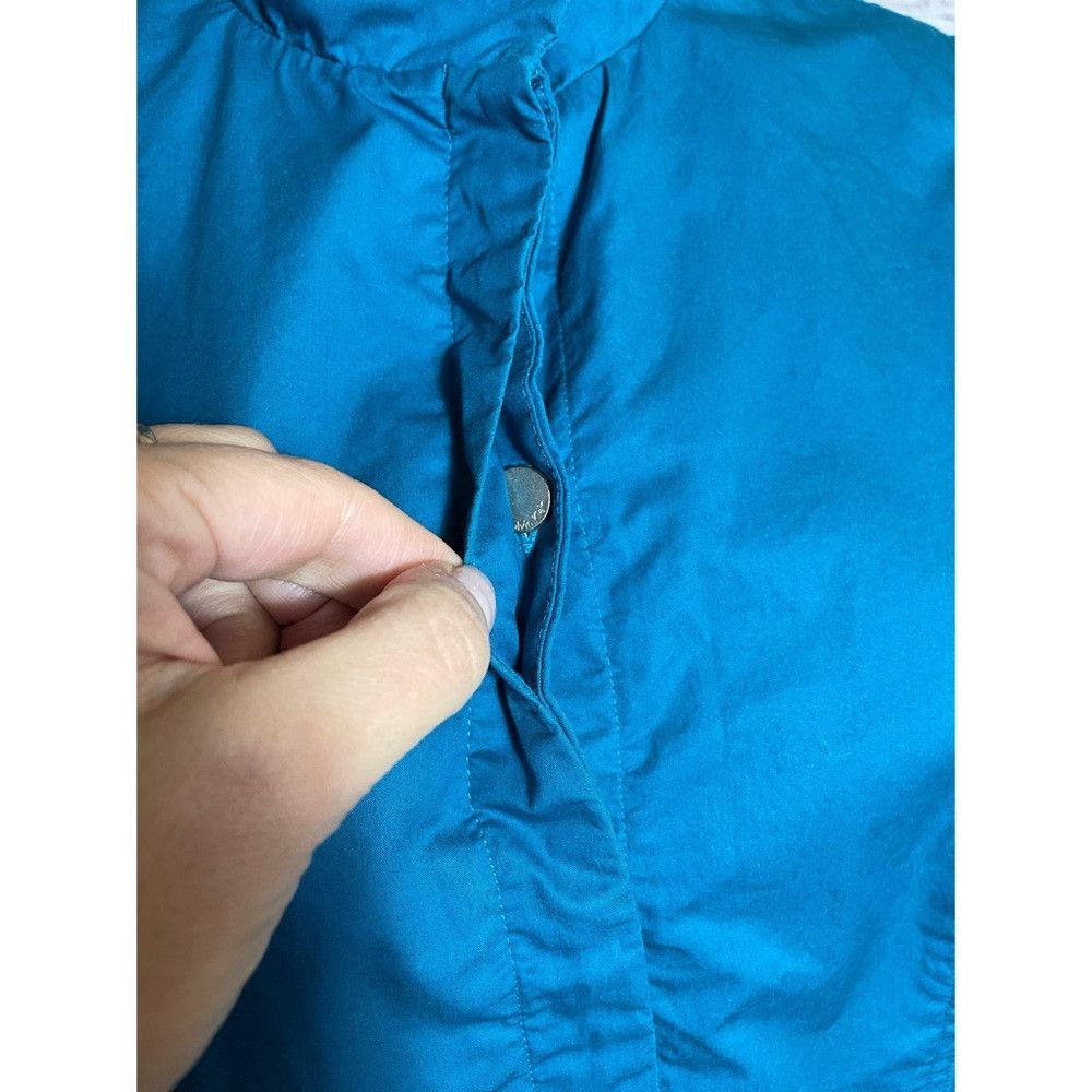 Calvin Klein Calvin Klein Cotton Drawstring Sleeveless Turquoise Mini Dr Size L / US 10 / IT 46 - 5 Thumbnail