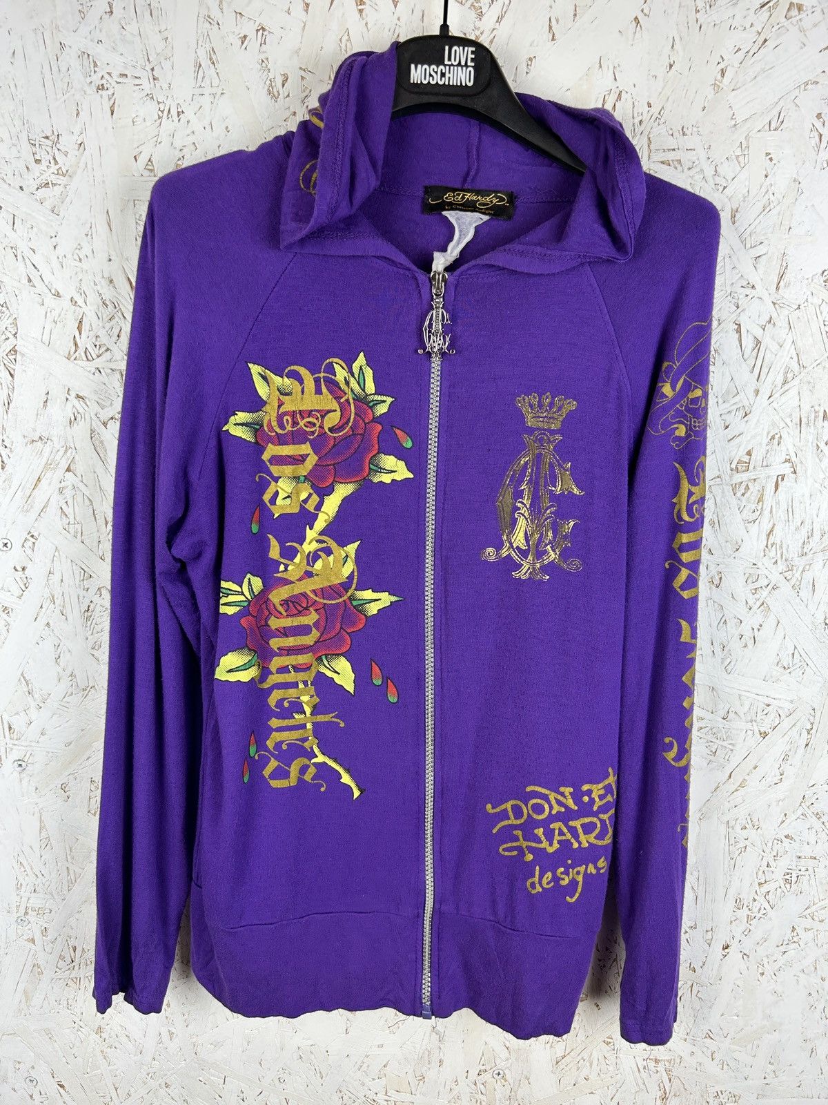 Christian Audigier × Ed Hardy × Vintage Black Vintage Retro Y2K
