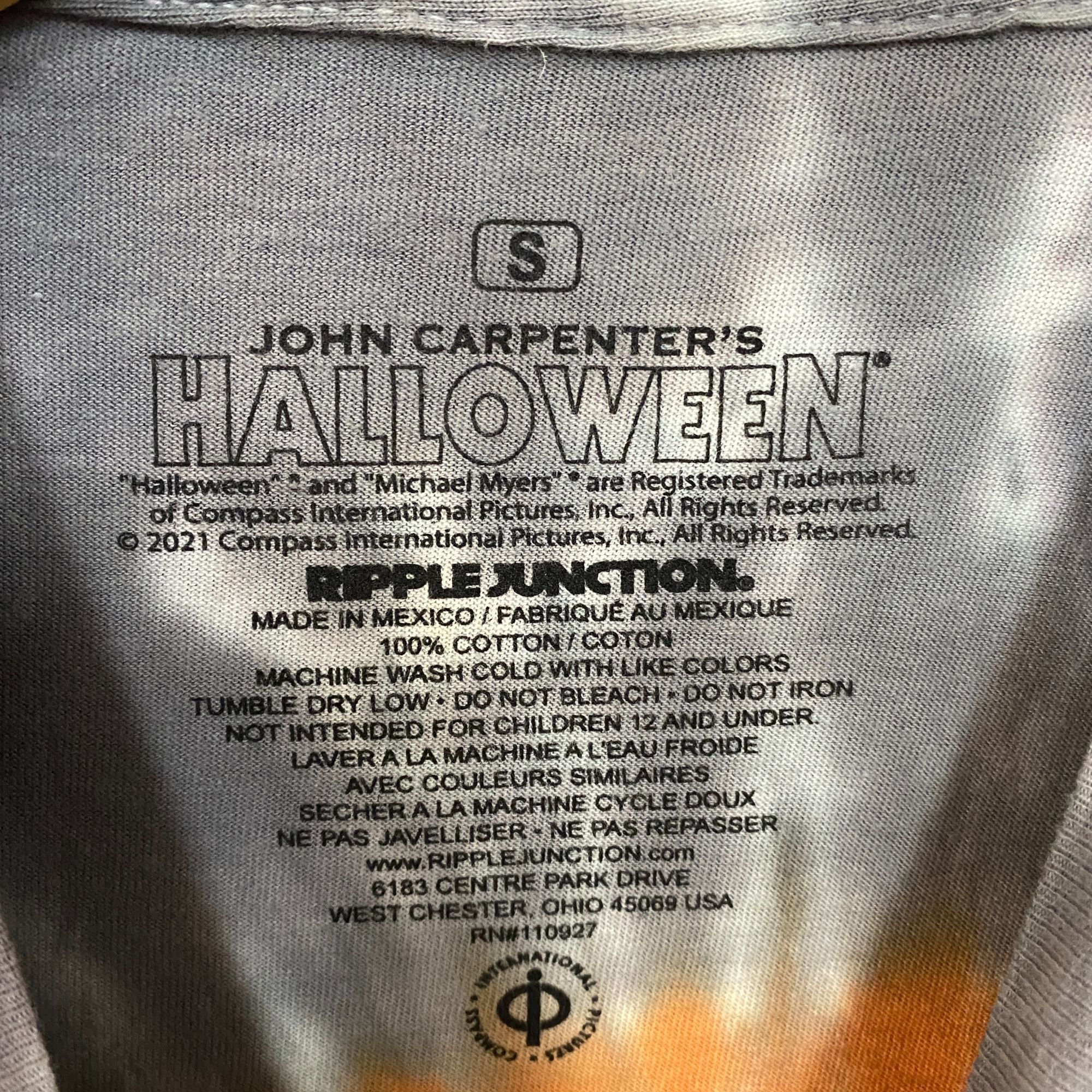 Ripple Junction John Carpenter Micheal Myers Halloween Movie Tie Dye T-Shirt Size US S / EU 44-46 / 1 - 4 Thumbnail
