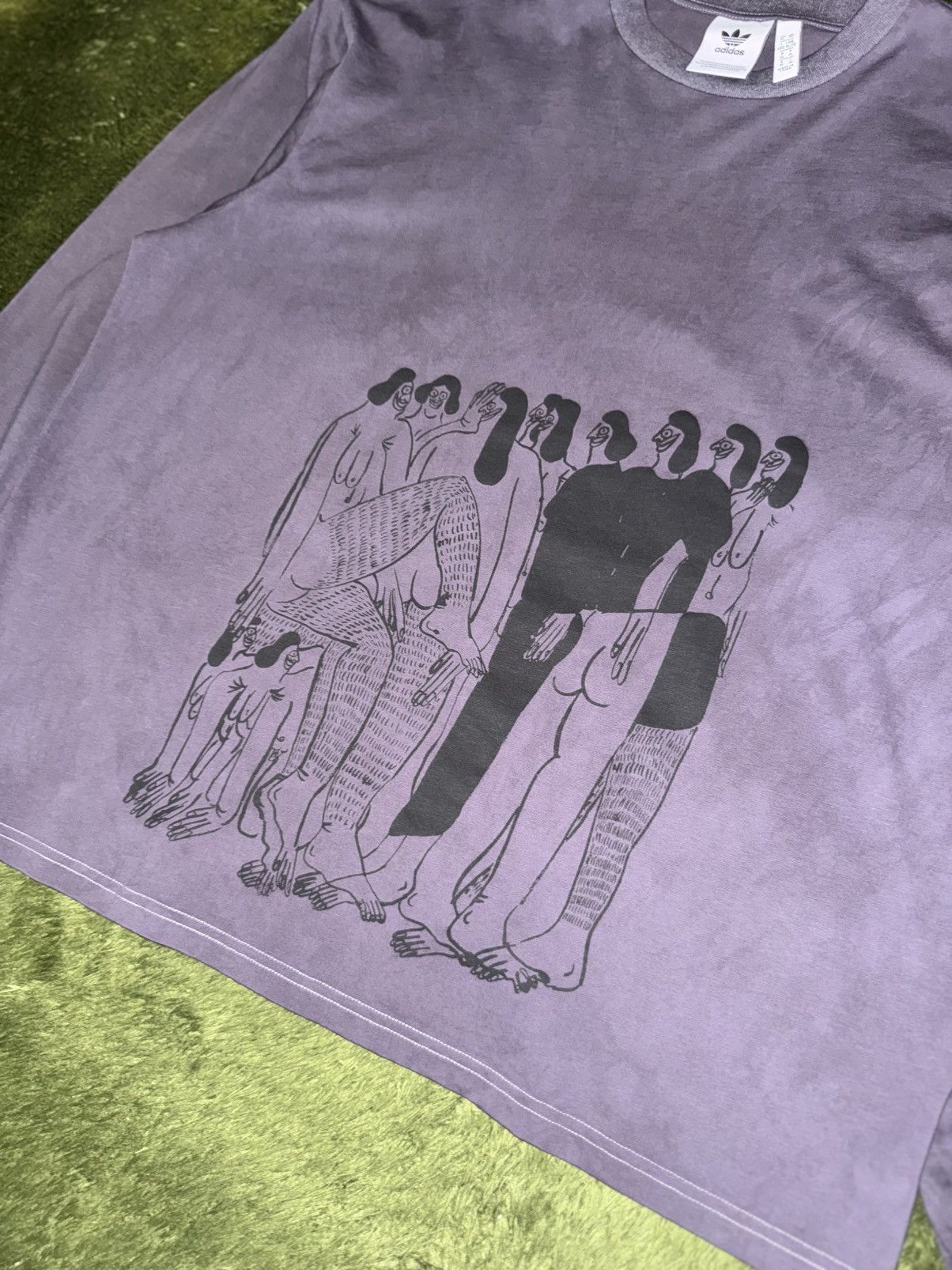 Adidas [XL] Adidas x Unity Skateboarding 20FW Hand-Dyed Long Sleeve Size US XL / EU 56 / 4 - 2 Thumbnail