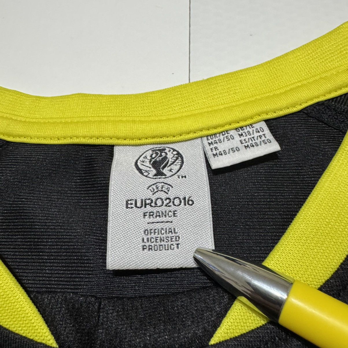 UEFA Official Belgium UEFA Euro 2016 France #10 Jersey Size M Size US M / EU 48-50 / 2 - 5 Thumbnail