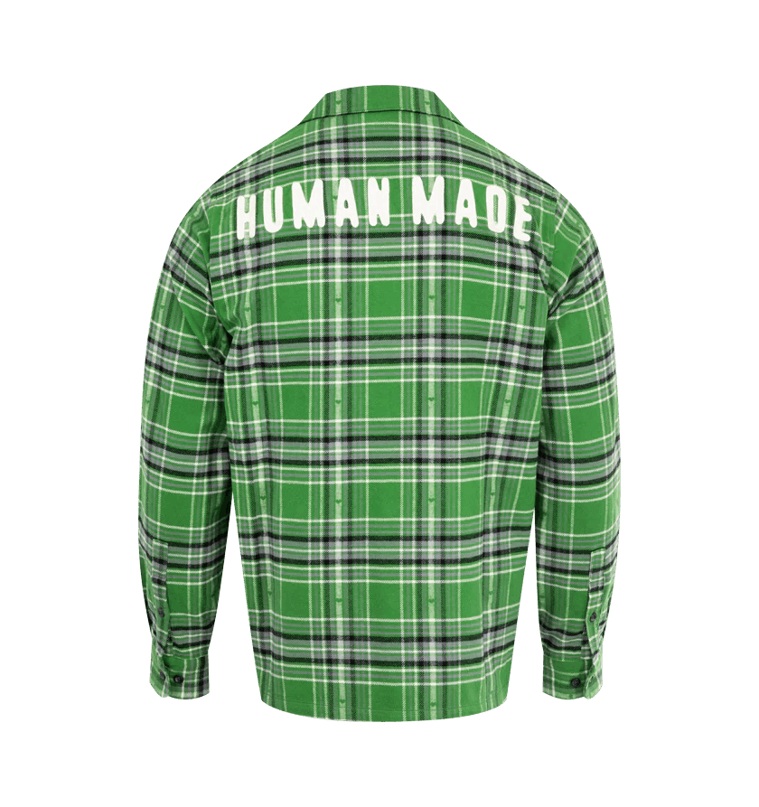 Human Made o1h1sh11225 Flannel Check Shirt in Green Size US S / EU 44-46 / 1 - 2 Thumbnail