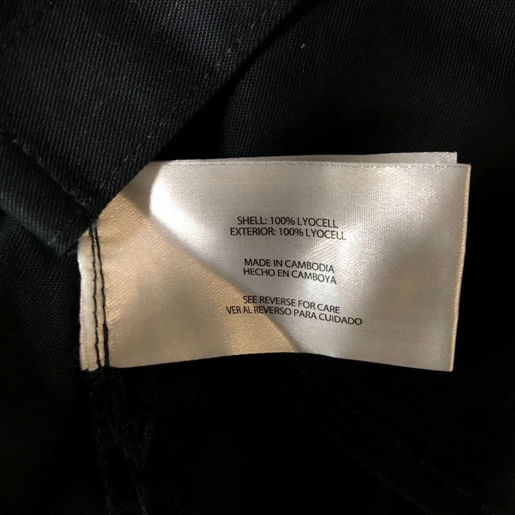 Orvis Orvis Women's S Shirt Dress Black Short Sleeve Collared Lyocell Button Size S / US 4 / IT 40 - 8 Thumbnail