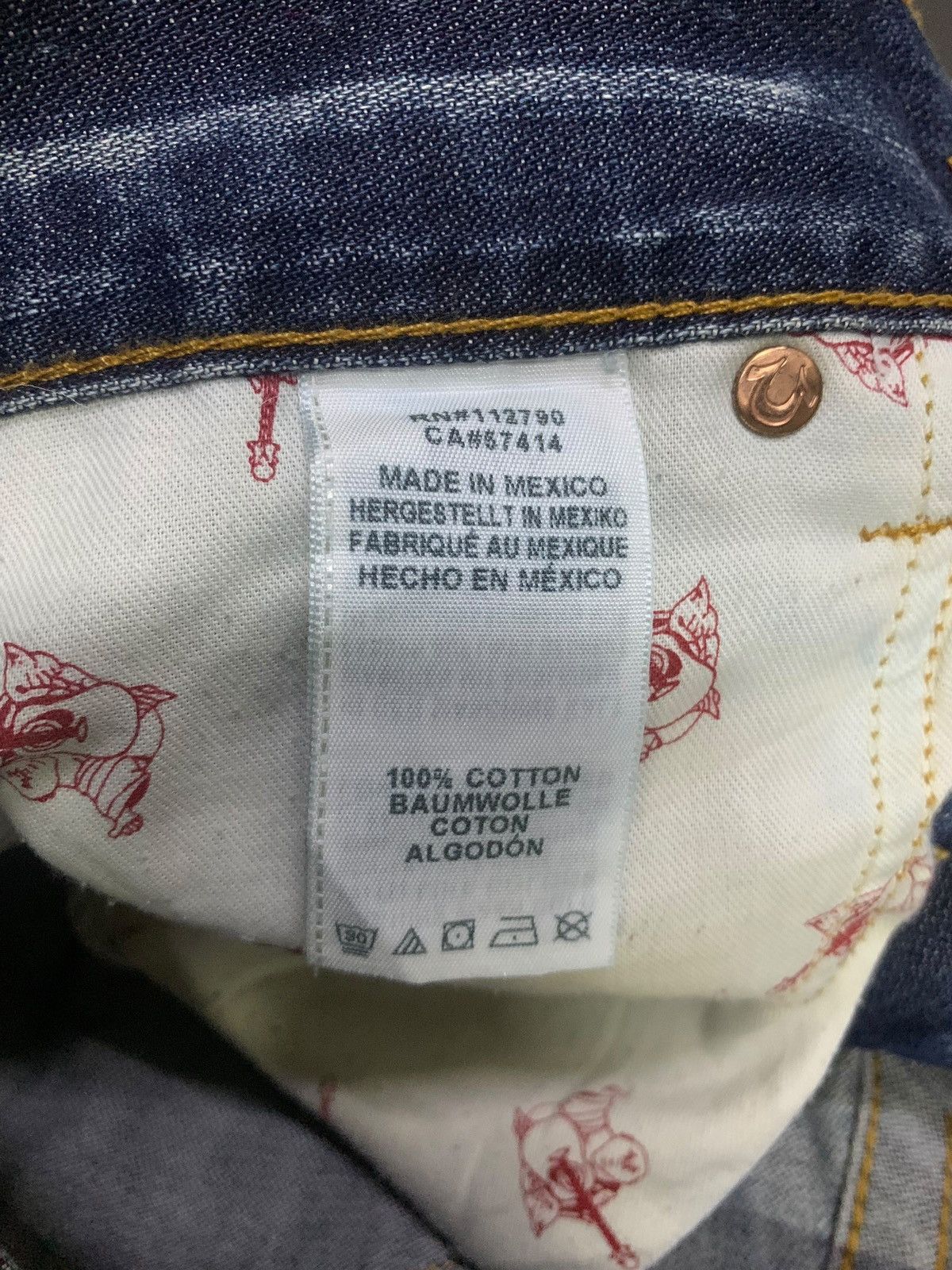 True Religion × Vintage True Religion Straight Cut Denim Pants Jeans Size US 31 - 15 Thumbnail