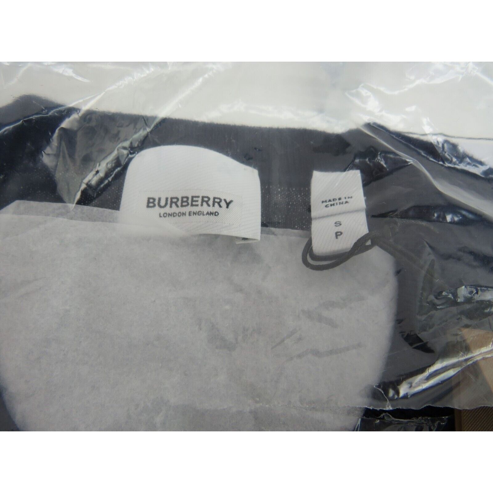 Burberry NEW BEMPTON DARK BLUE WOOL ELBOW CHECK PATCHES SWEATER S Size S / US 4 / IT 40 - 8 Thumbnail