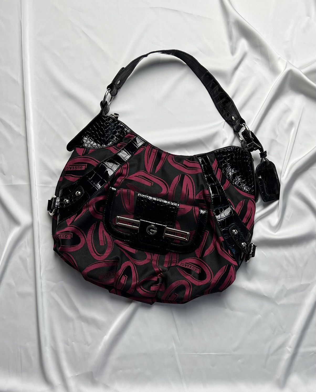Guess GUSSACI vintage monogram bag Size ONE SIZE - 1 Thumbnail