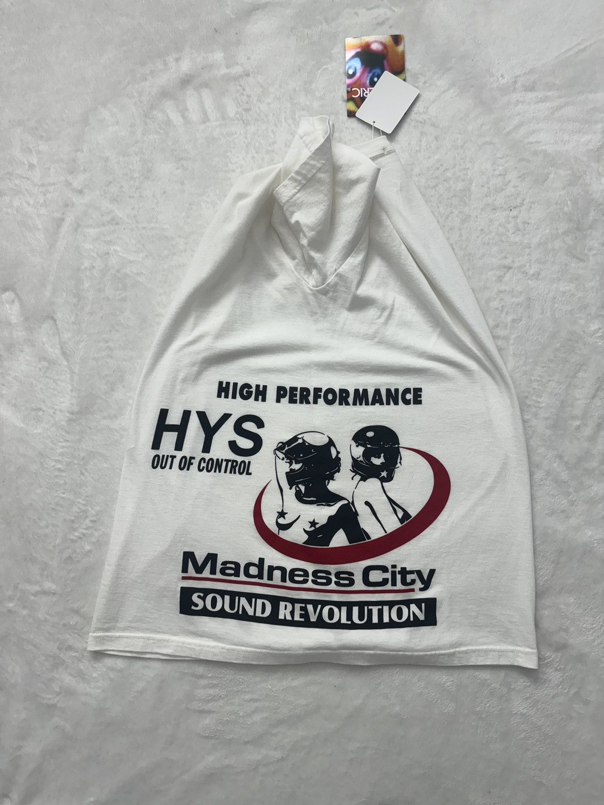 image of Japan Hysteric Glamour “Madness City” T-Shirt in White, Men's (Size Medium)