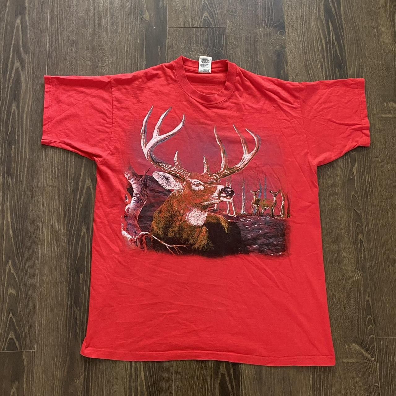Fruit Of The Loom Vintage fruit of the loom deer nature tee Size;Xl Size US XL / EU 56 / 4 - 1 Thumbnail
