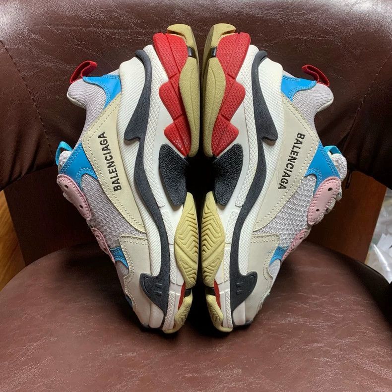 Balenciaga Balenciaga Blue Pink Dad Shoes 2502-Nextarrow Size US 5 / EU 37 - 4 Thumbnail