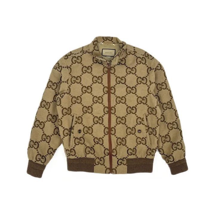 Gucci Gucci Aria Logo Print Long Sleeve Jacket-2507 Size US L / EU 52-54 / 3 - 8 Thumbnail