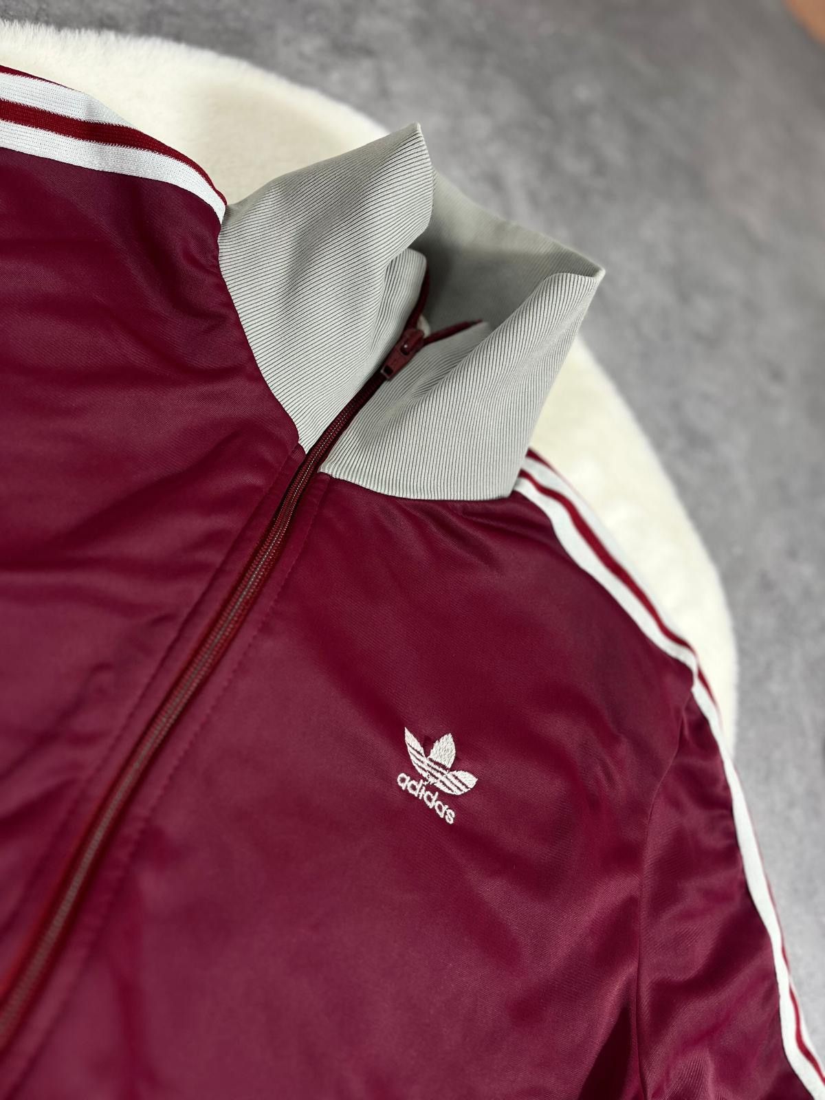 Adidas × Vintage Rare 80s Adidas Zip Sweatshirt Vintage Retro Germany France Size US S / EU 44-46 / 1 - 6 Thumbnail