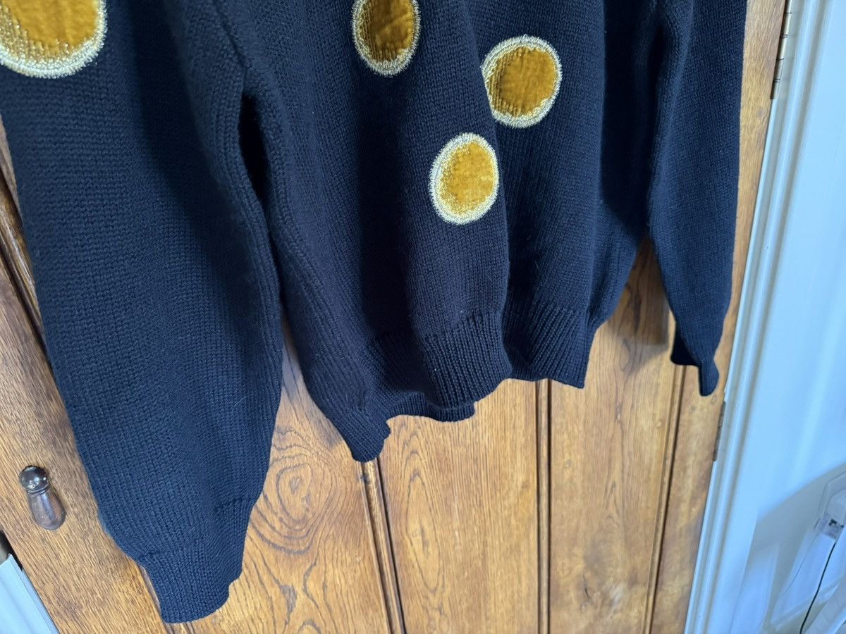 Celine × Hedi Slimane $1.6k Celine crew neck sweater with velvet circles M Hedi Size US M / EU 48-50 / 2 - 12 Thumbnail