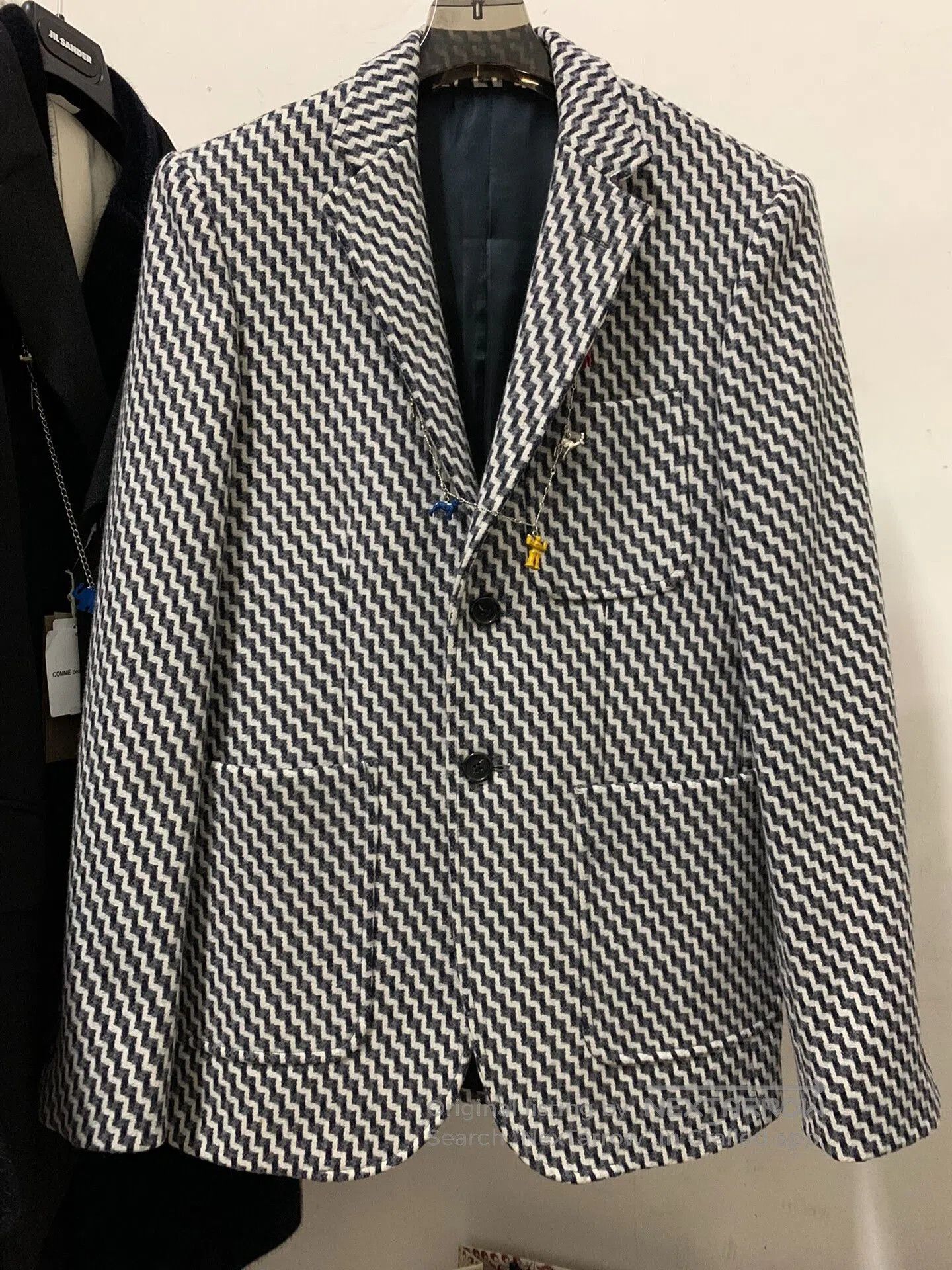 Raf Simons BNWT SS22 RAF SIMONS SCHOOL BOY DENIM BLAZER S | Grailed
