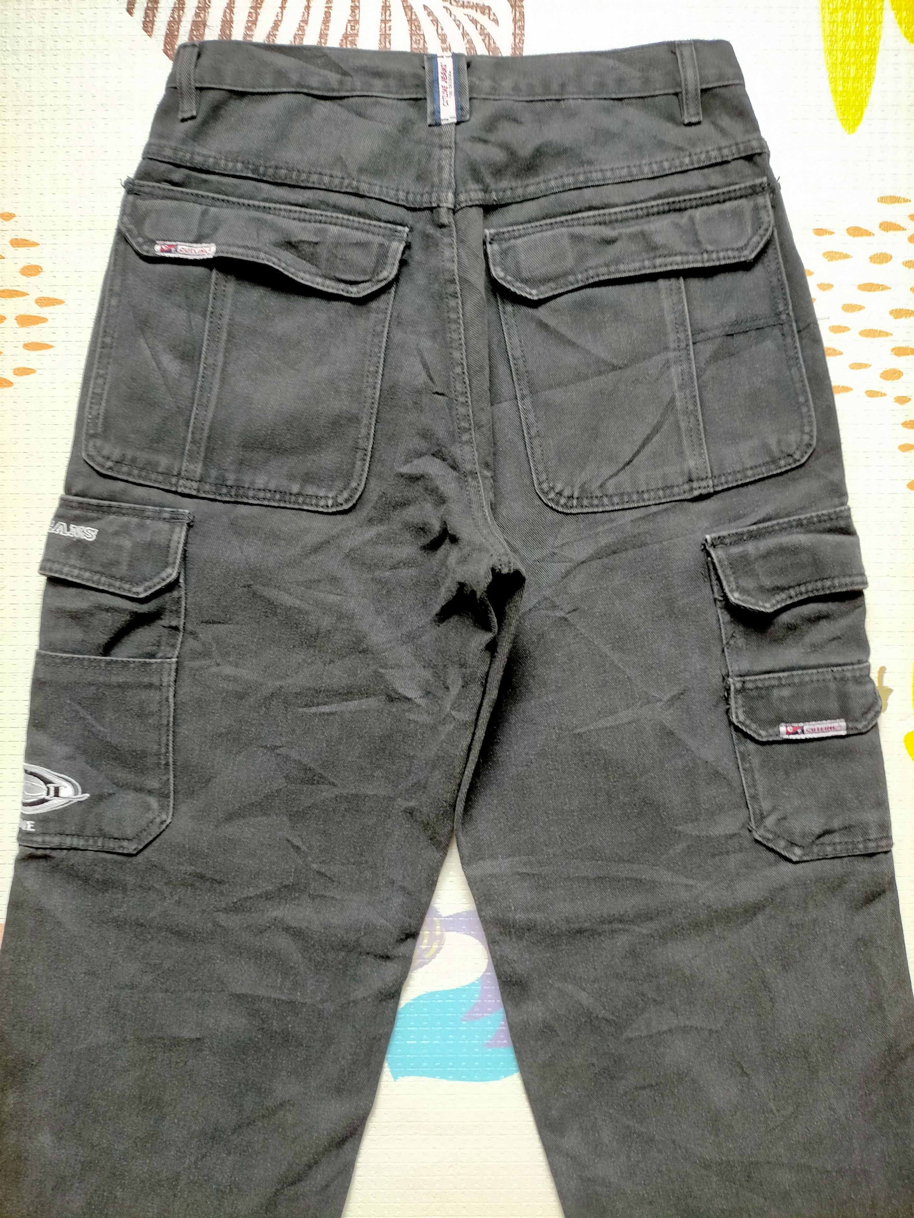 JNCO CUT LINE Jeans Cargo Multipocket Baggy Skater Jeans Size US 32 / EU 48 - 13 Thumbnail