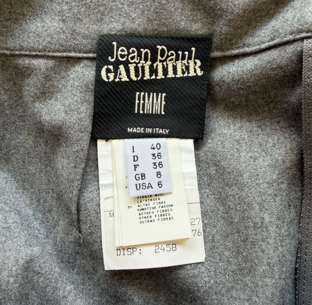 Jean Paul Gaultier JEAN PAUL GAULTIER VINTAGE BONDAGE SKIRT Size 27" / US 4 / IT 40 - 5 Thumbnail