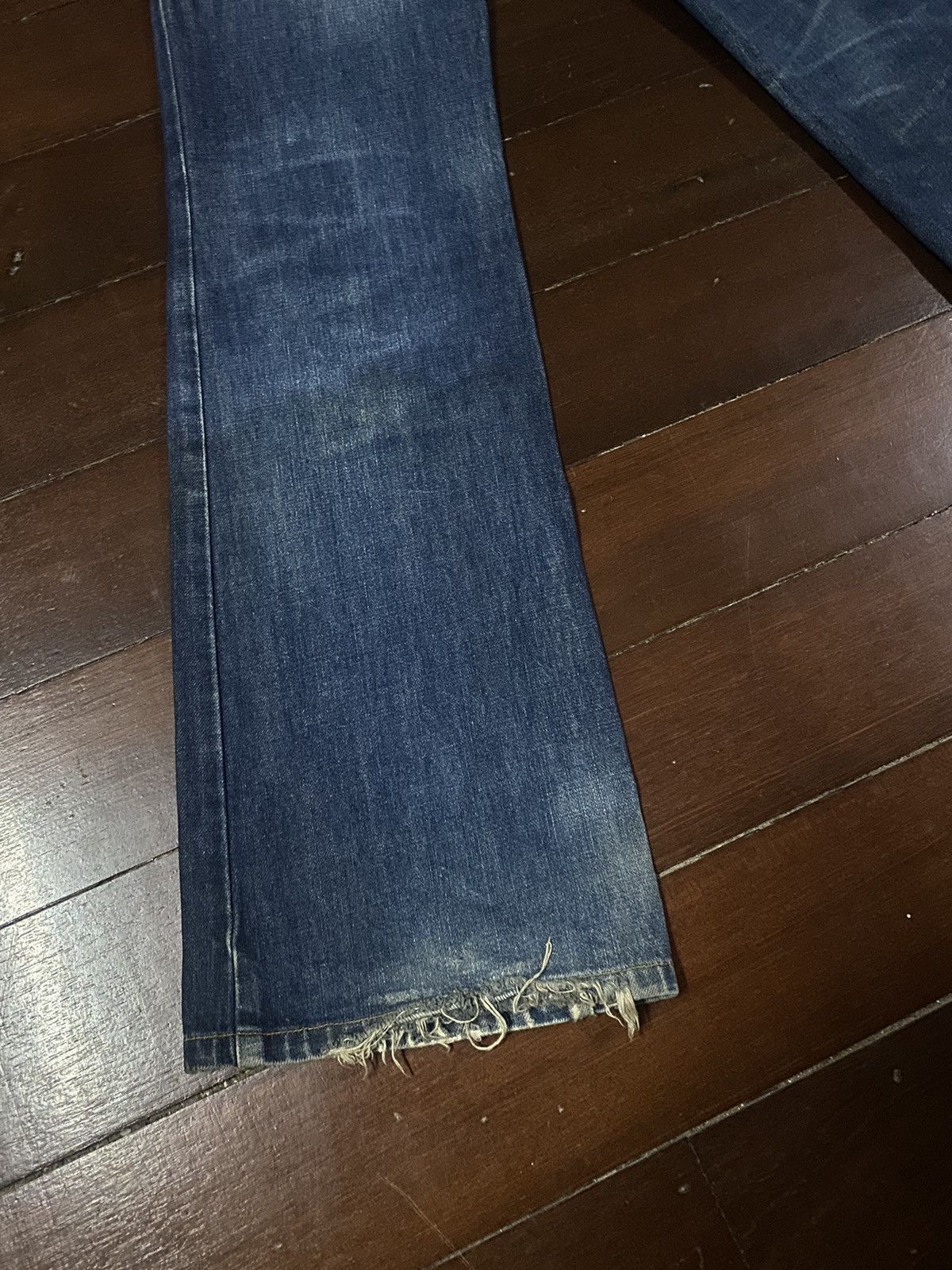 Yohji Yamamoto Vintage INED Homme BY Yohji Yamamoto BOOT CUT Distressed Size US 32 / EU 48 - 11 Thumbnail