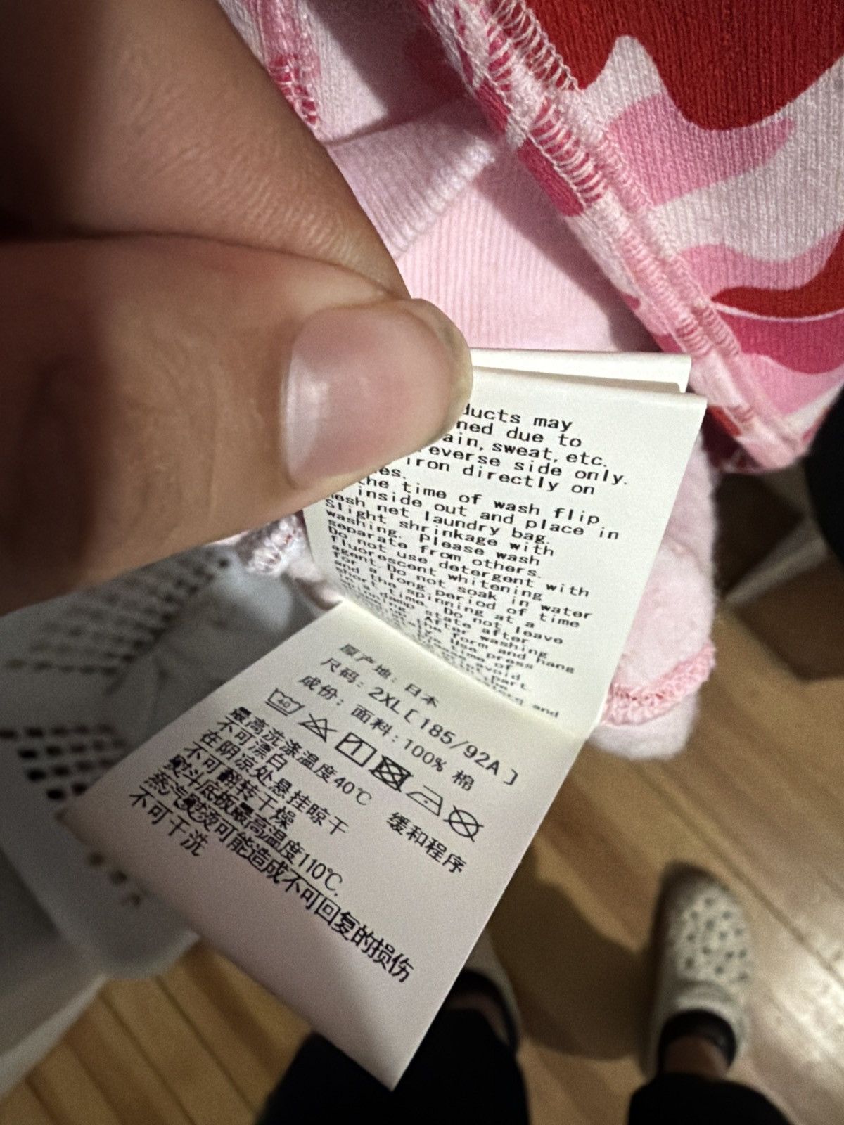 Bape BAPE ABC Seperate Shark Full Zip Hoodie Blue/Pink Size US XXL / EU 58 / 5 - 12 Thumbnail