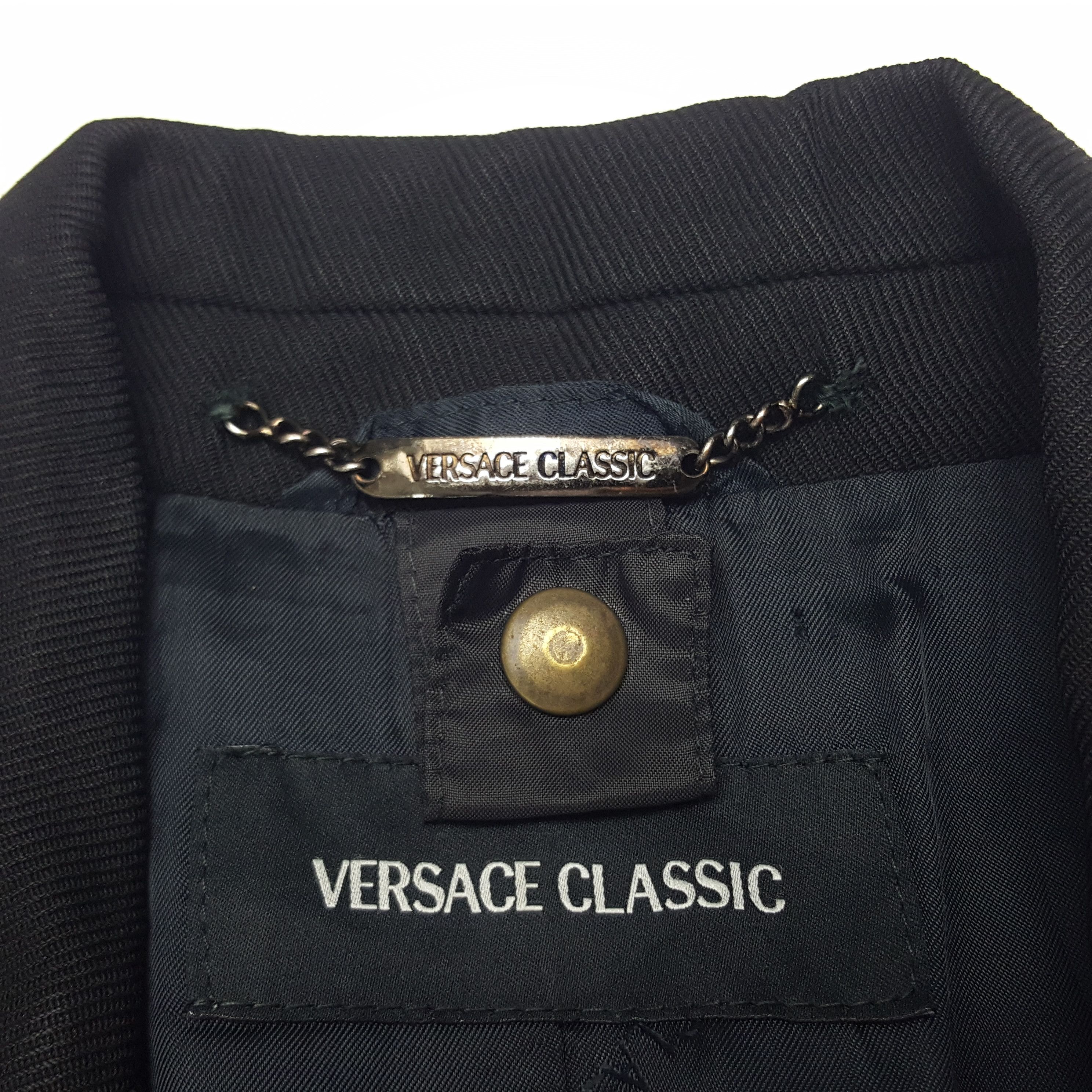 Versace × Vintage Vintage Versace Classic Italian Brand Trench Jacket Size US M / EU 48-50 / 2 - 5 Thumbnail