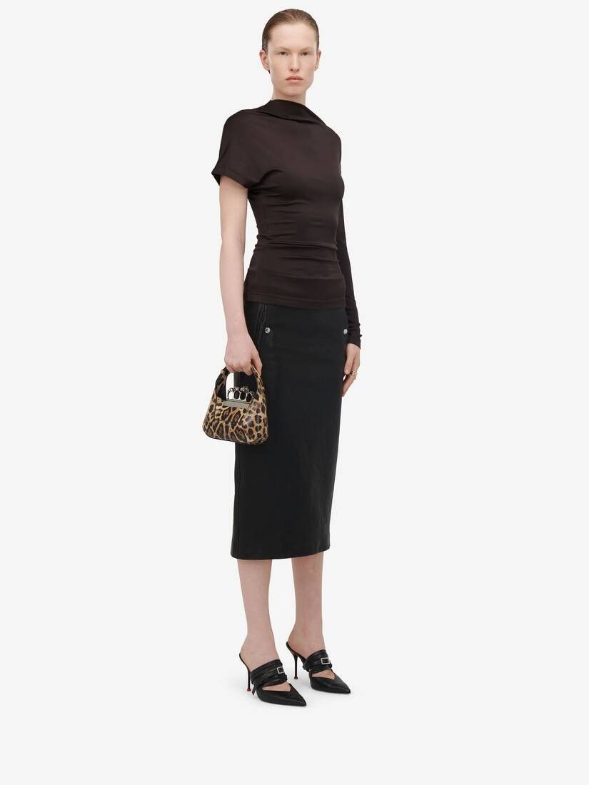 Alexander McQueen o1w1db10925 Size:OS/The Jewelled Hobo Mini Bag in Multicolor Size ONE SIZE - 5 Thumbnail