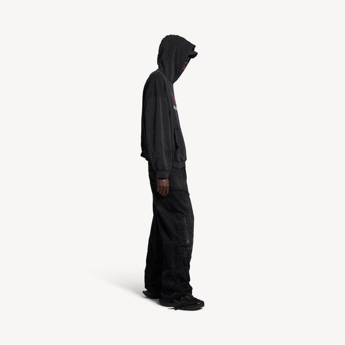 Balenciaga × Puma o1tr1nto0326 Hoodie Medium Fit in Faded Black Size US XL / EU 56 / 4 - 3 Thumbnail