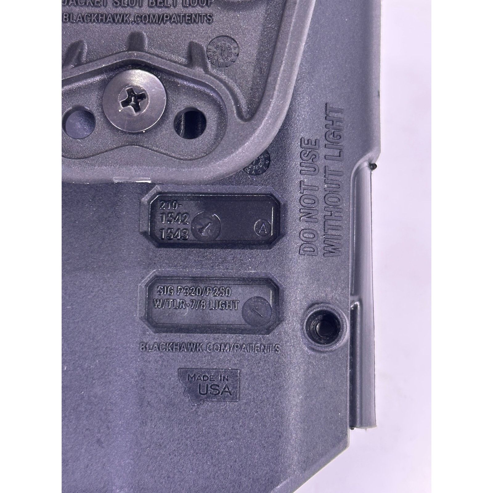 Blackhawk! BlackHawck T-Series L2D Light Bearing Duty Gun Hoister Size ONE SIZE - 10 Thumbnail