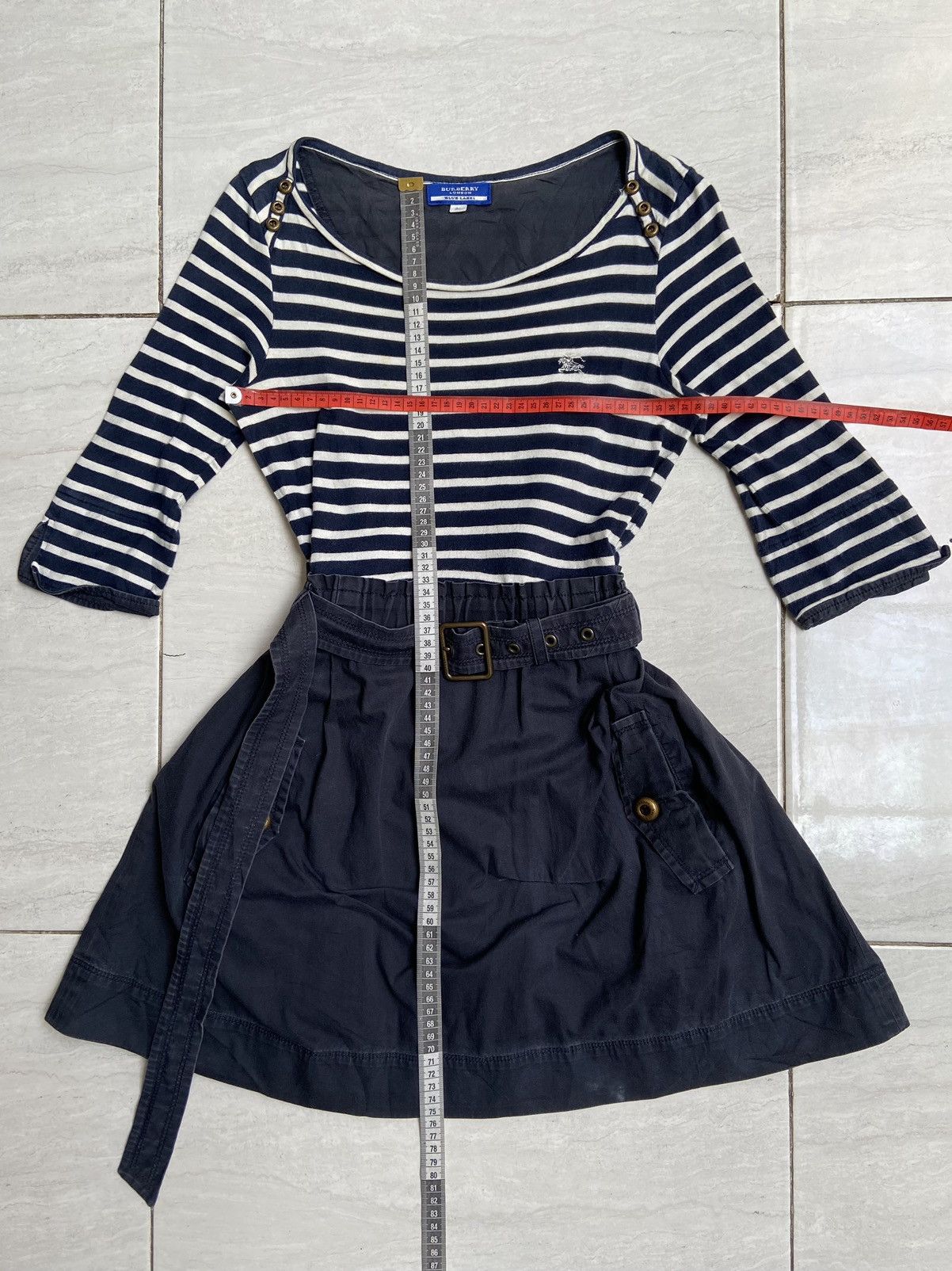 Burberry BURBERRY LONDON Striped Dress Size XXS / US 00 / IT 34 - 12 Thumbnail
