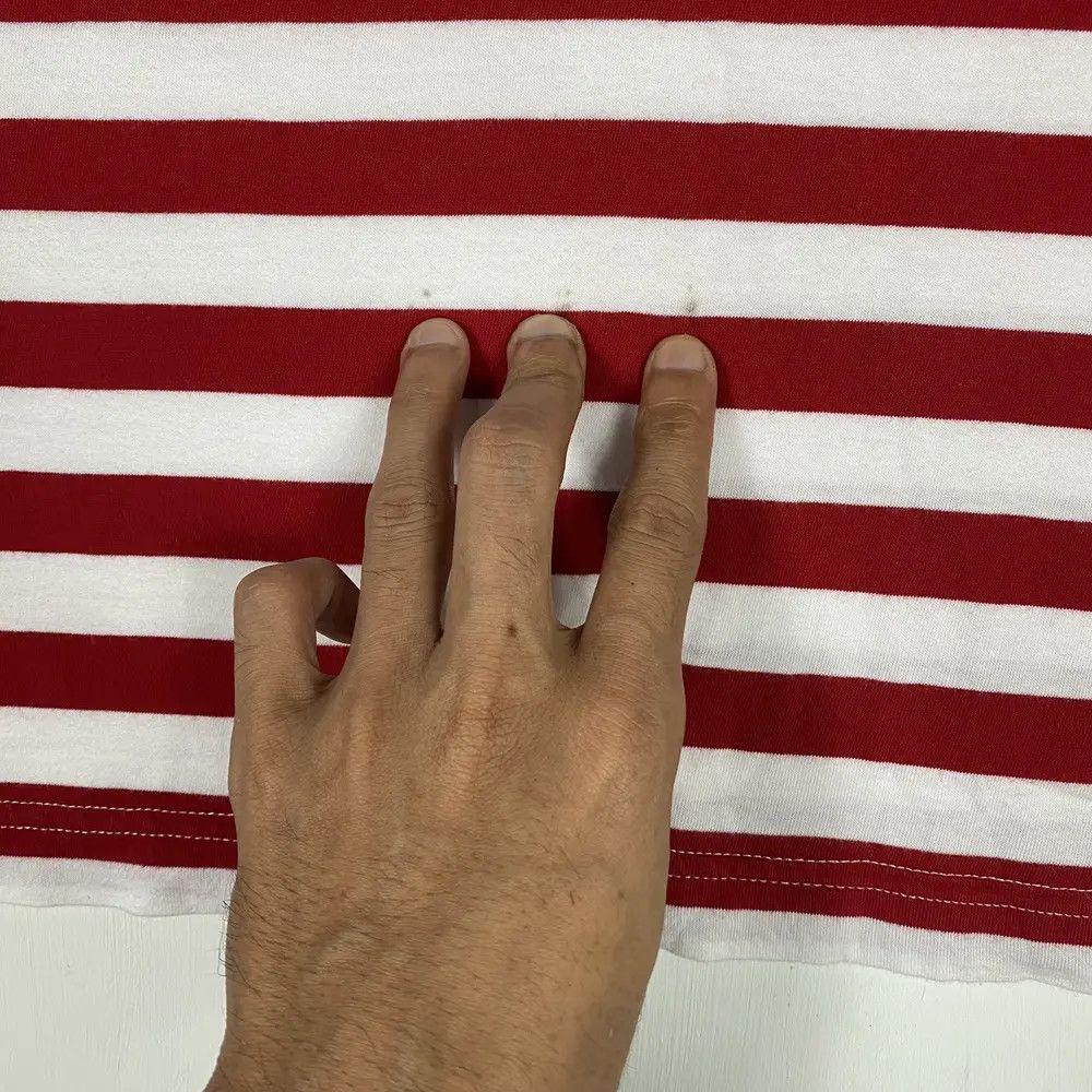 Valentino VINTAGE 90's VALENTINO STUDIO STRIPED TEE Size US L / EU 52-54 / 3 - 4 Thumbnail