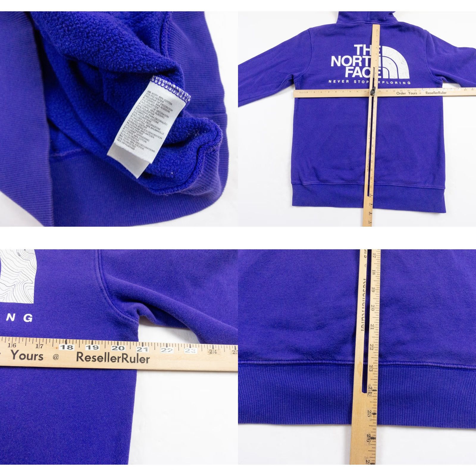 The North Face The North Face Adult Hooded Sweatshirt Mens Small Blue Pullover Regular Fit Logo Graphic Winter Jacket Style Hoodie Size US S / EU 44-46 / 1 - 8 Thumbnail